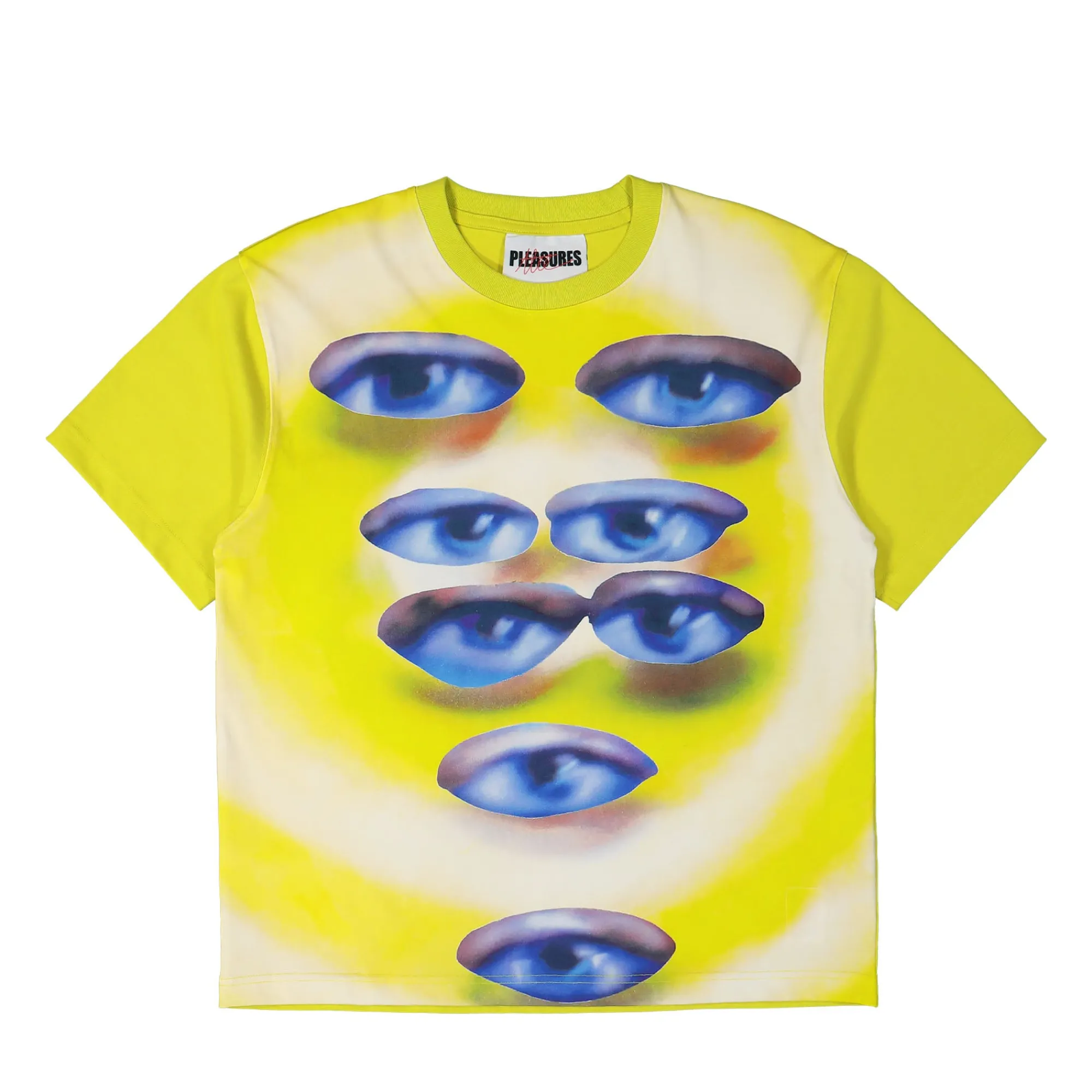 T-Shirts & Long Sleeves^Pleasures Human Eyes Heavyweight Shirt Yellow