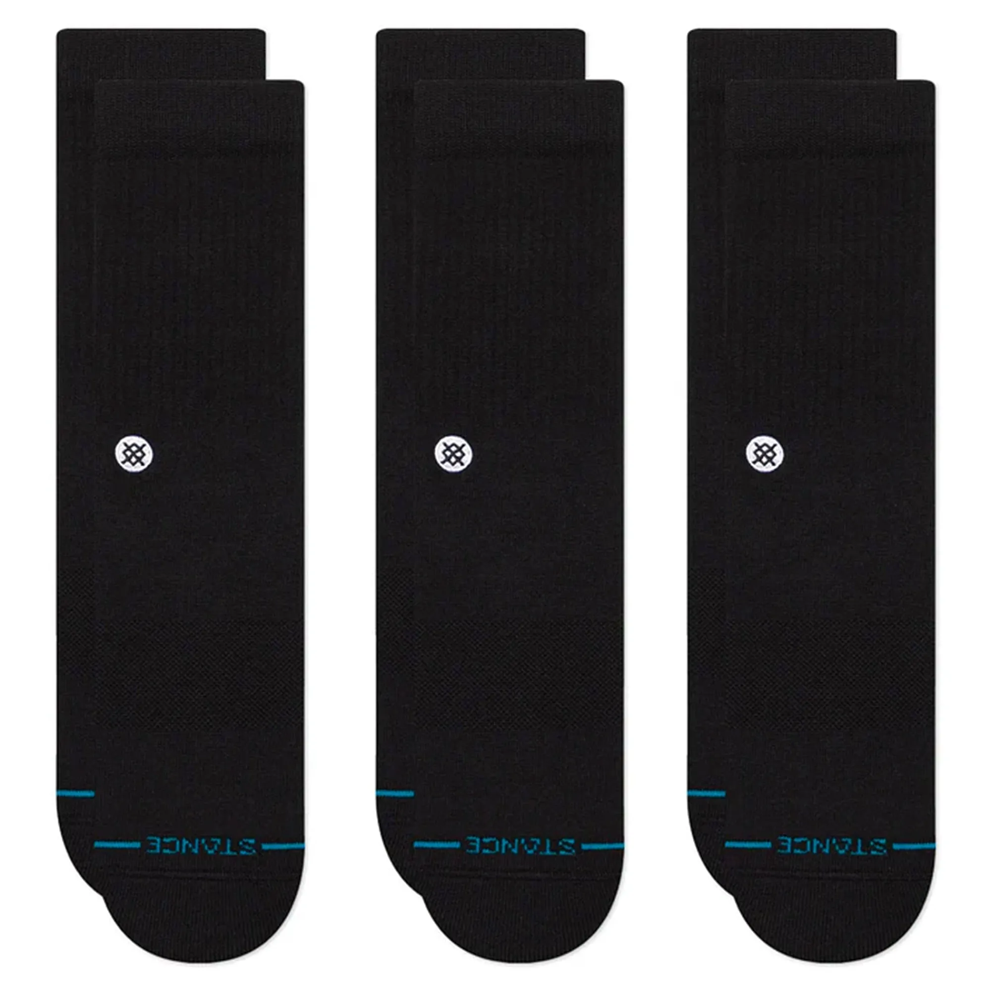 Socks & Underwear | Socks & Underwear^Stance Icon 3 Pack Socks Black