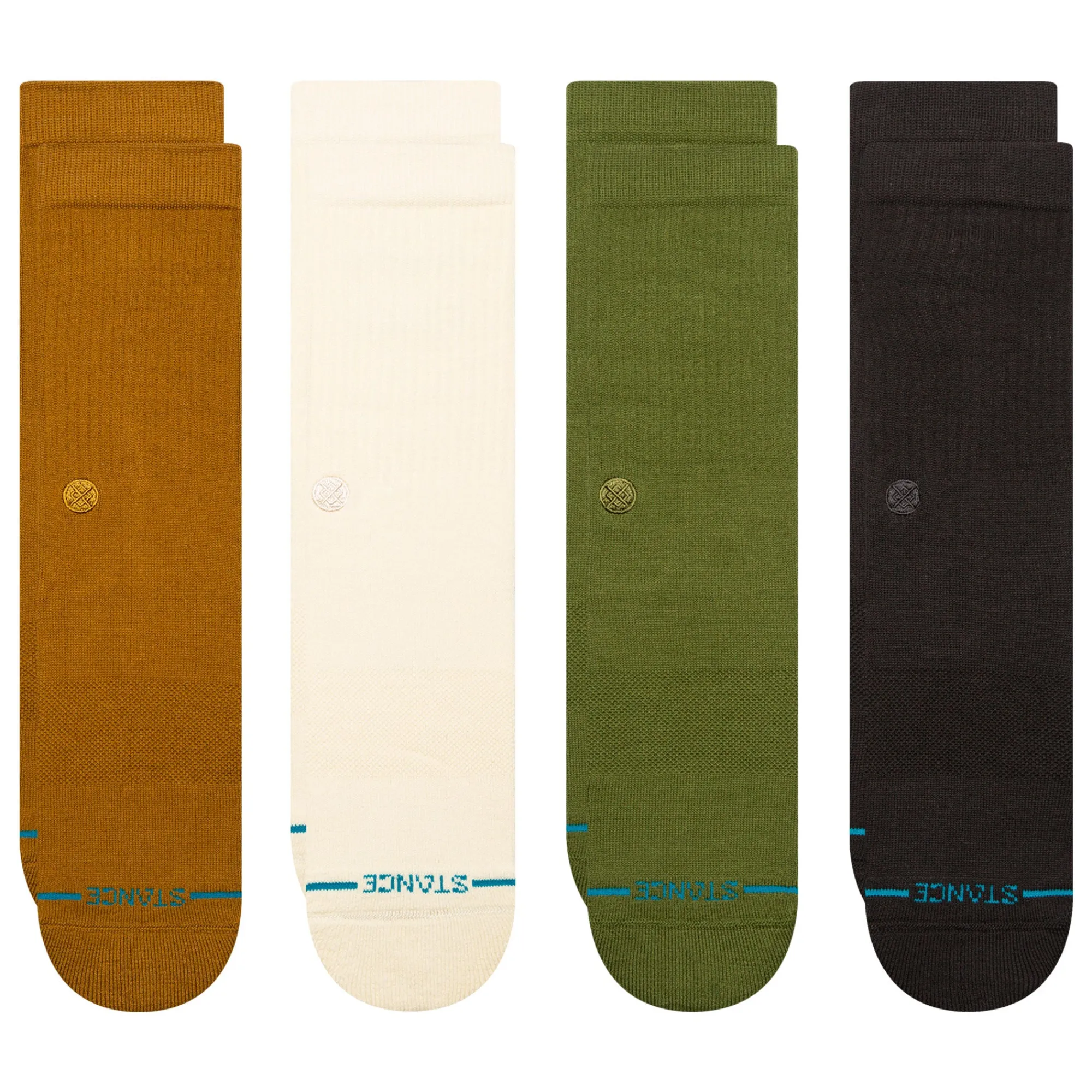 Socks & Underwear^Stance Icon Crew 4 Pack Socks Gold