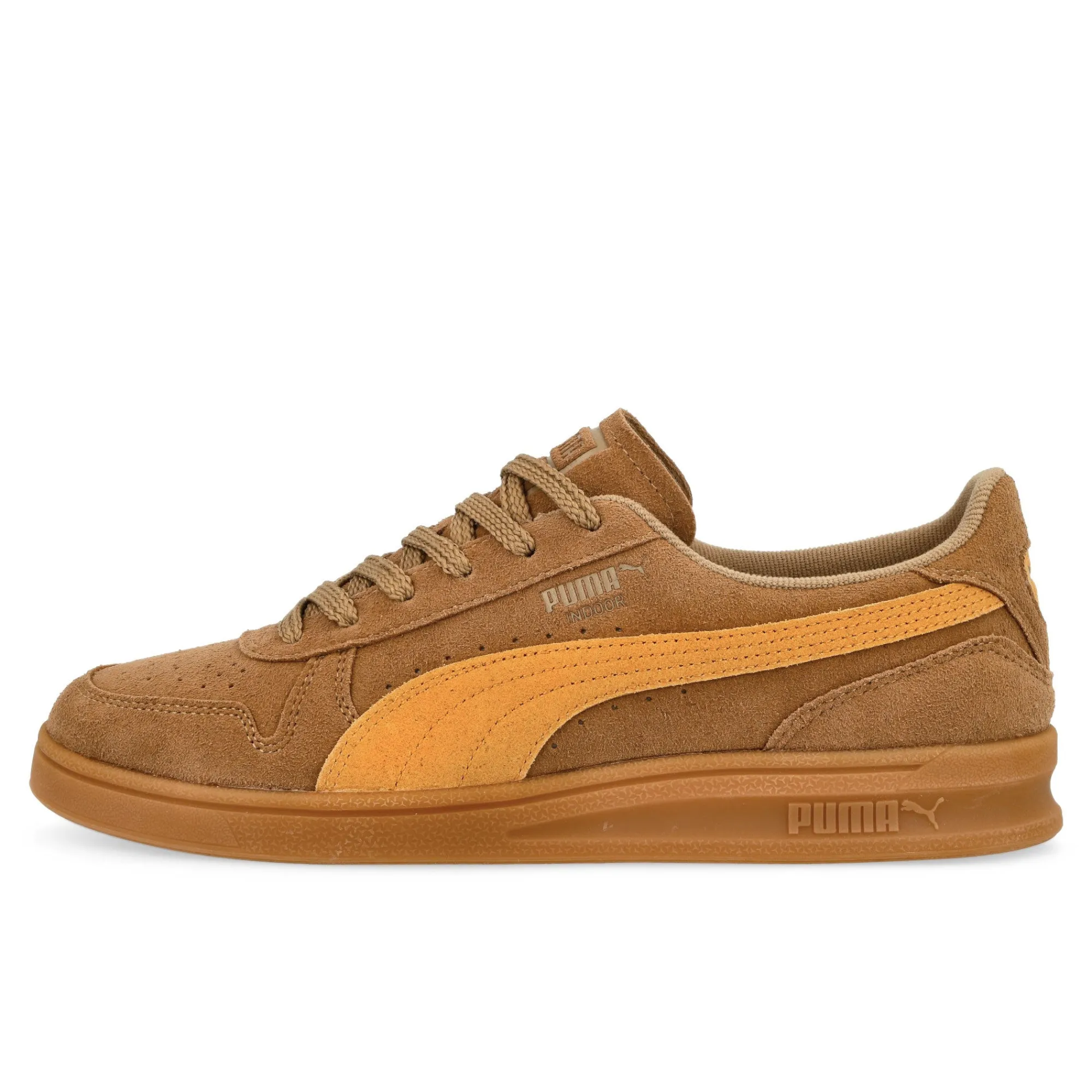 Retro & Running | Low Tops^Puma Indoor R-Suede ChocolateChip-SportYellow