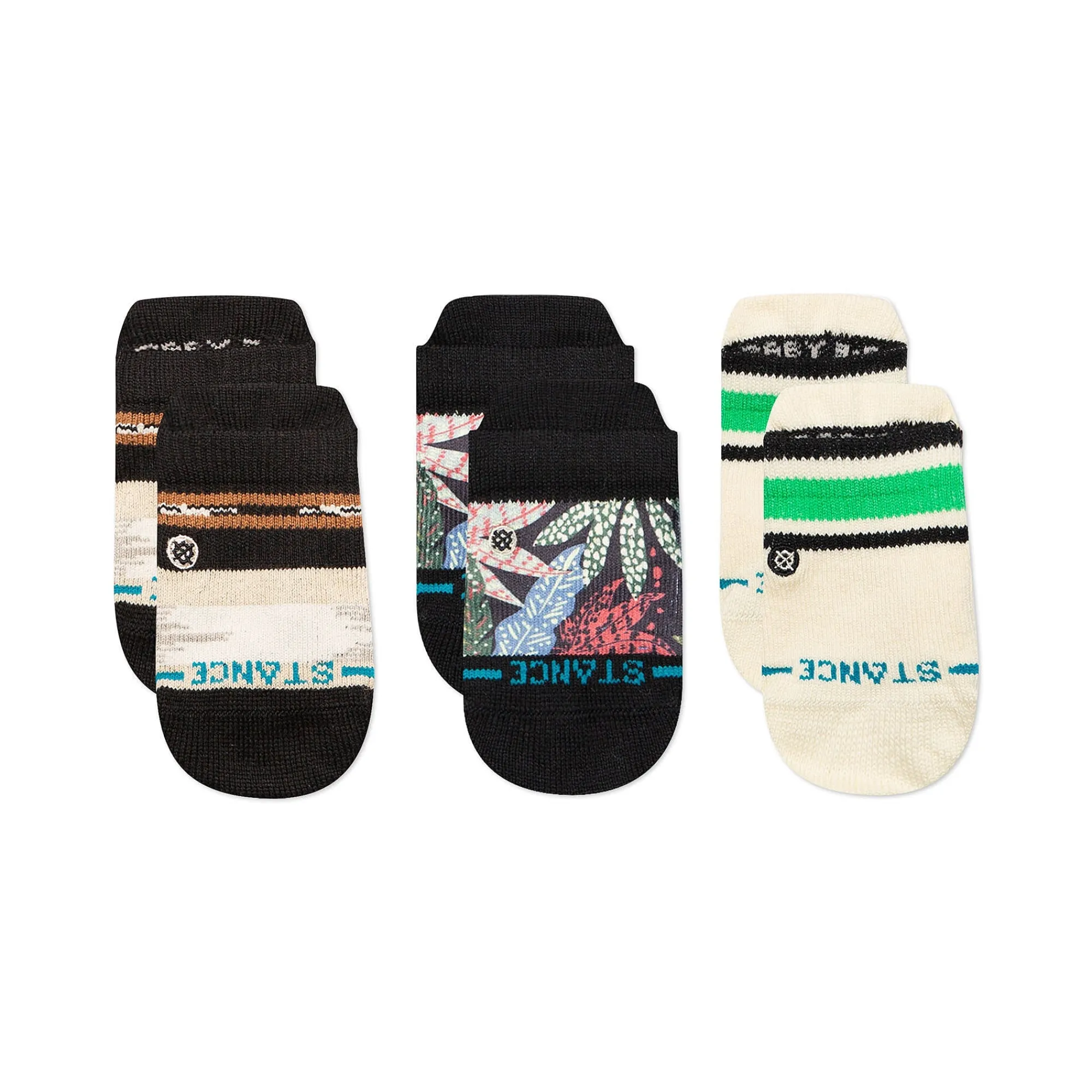 Socks^Stance Infants Trailbound 3 Pack Socks Black