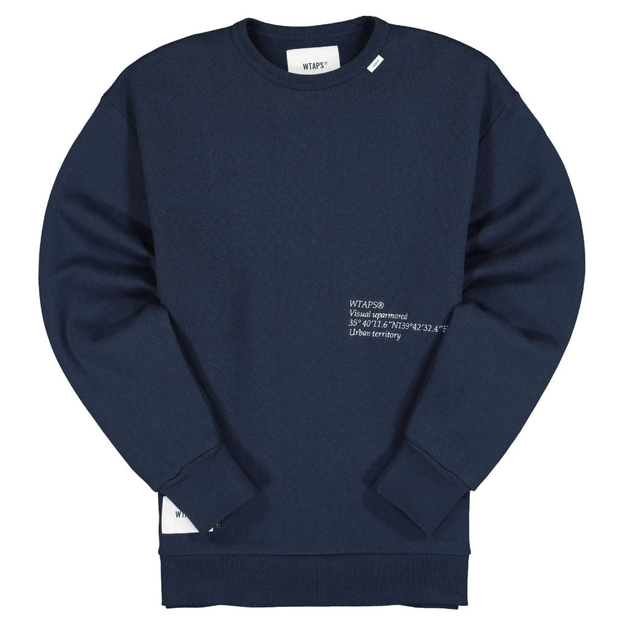 Sweatshirts & Hoodies^WTAPS Insect Crew Neck Navy