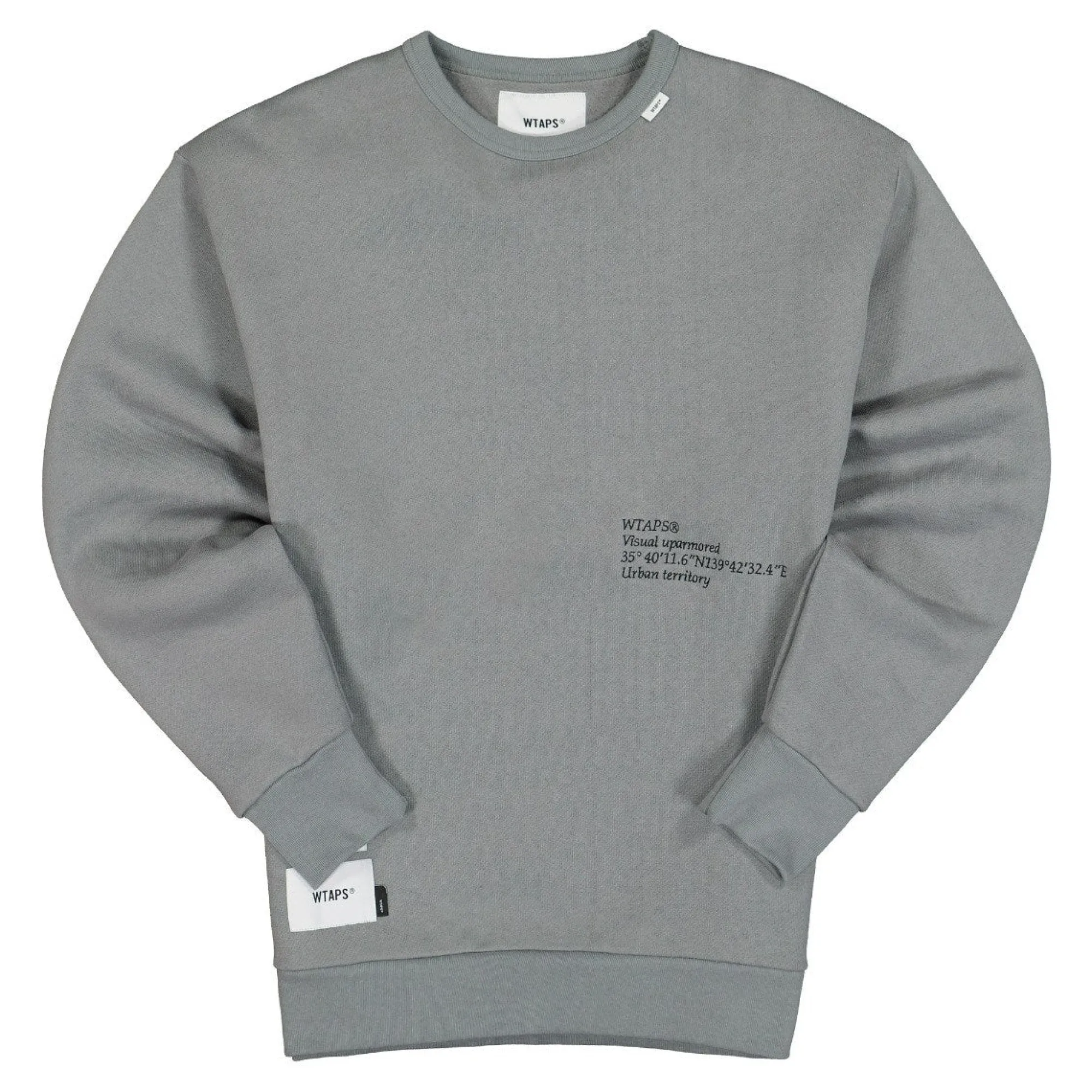 Sweatshirts & Hoodies^WTAPS Insect Crew Neck Gray