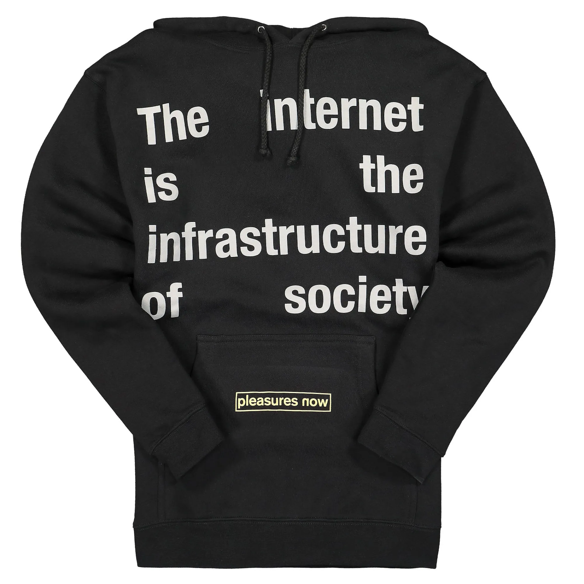 Sweatshirts & Hoodies^Pleasures Internet Hoody Black