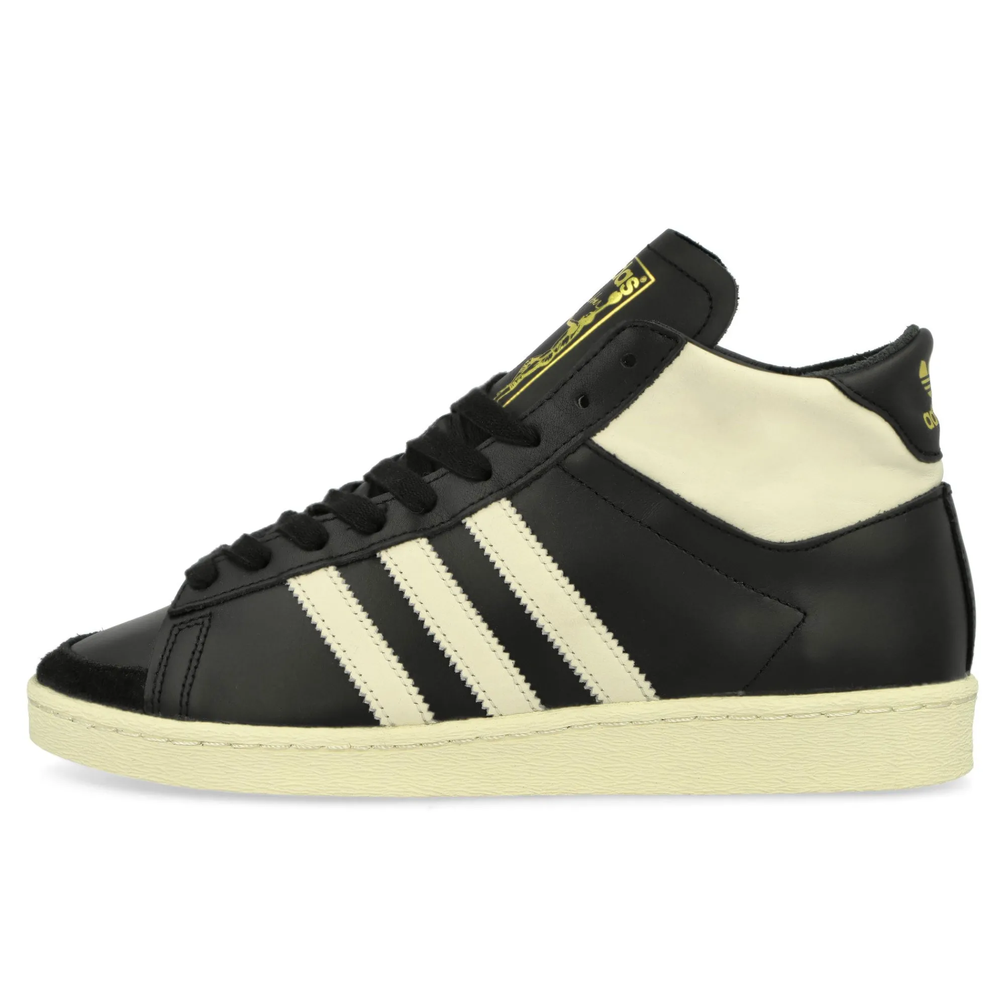 High Tops | Basketball & Court^adidas Jabbar Hi CoreBlack/OffWhite/CreamWhite