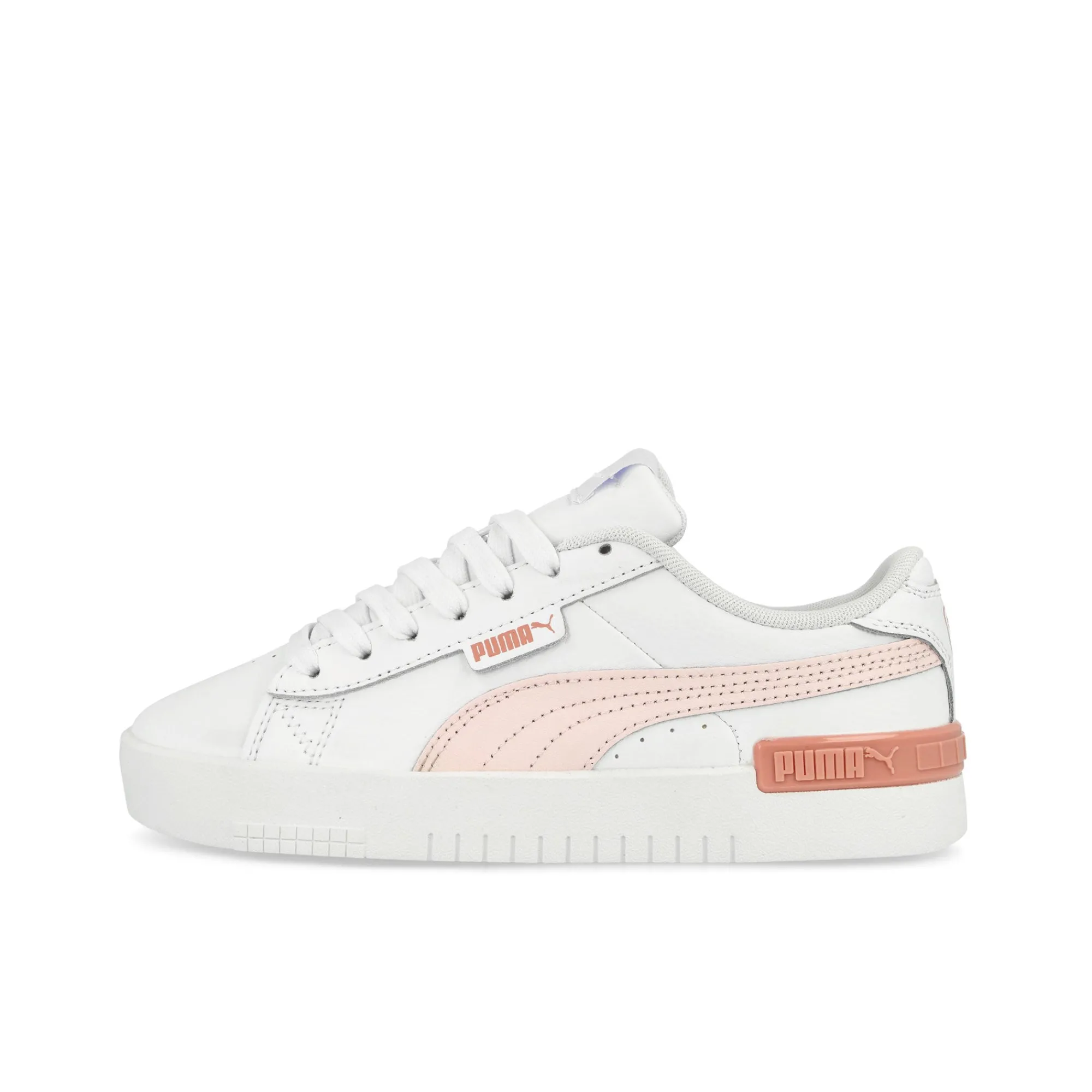 Low Tops^Puma Jade Jr PumaWhite-FrostyPink-PoppyPink