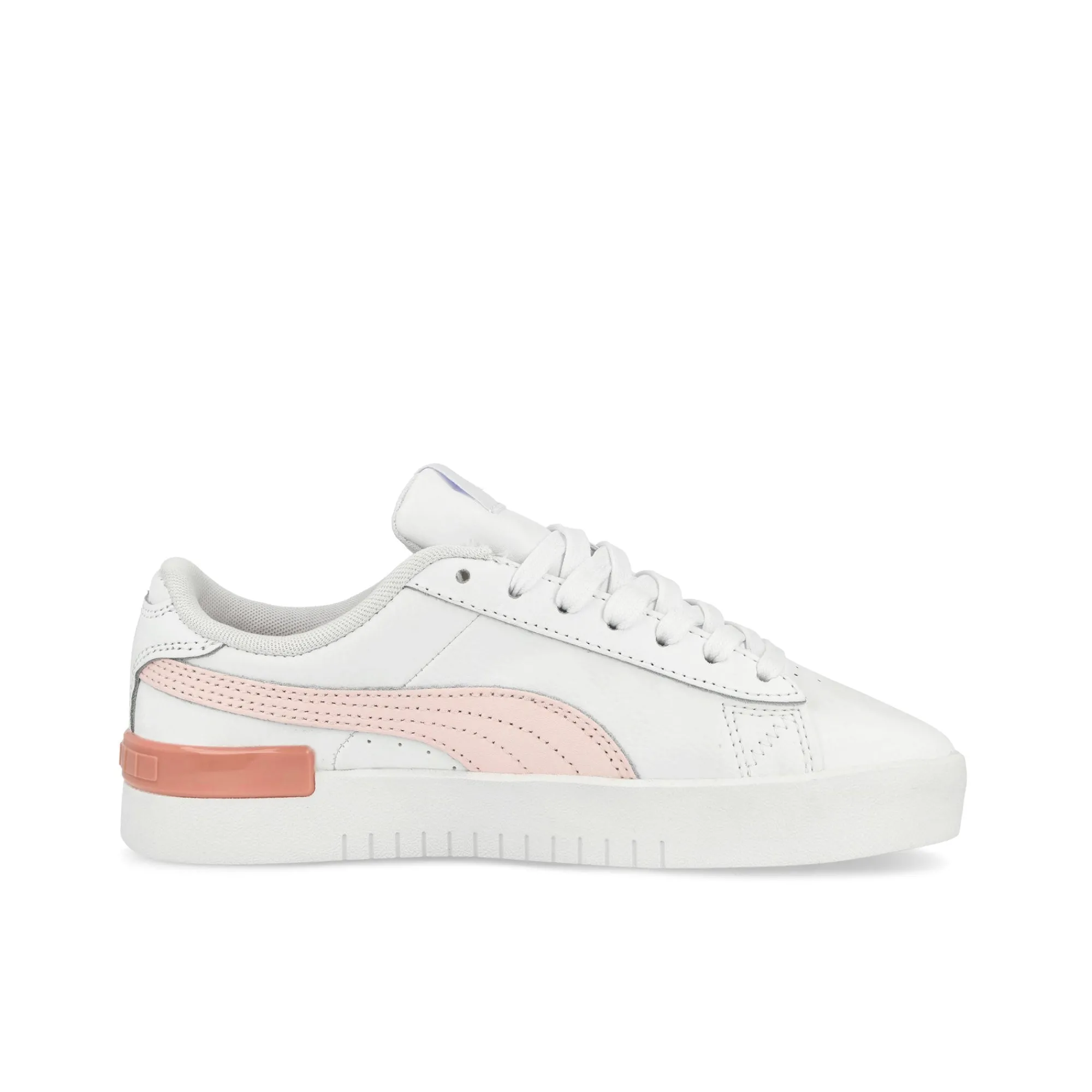 Low Tops^Puma Jade Jr PumaWhite-FrostyPink-PoppyPink