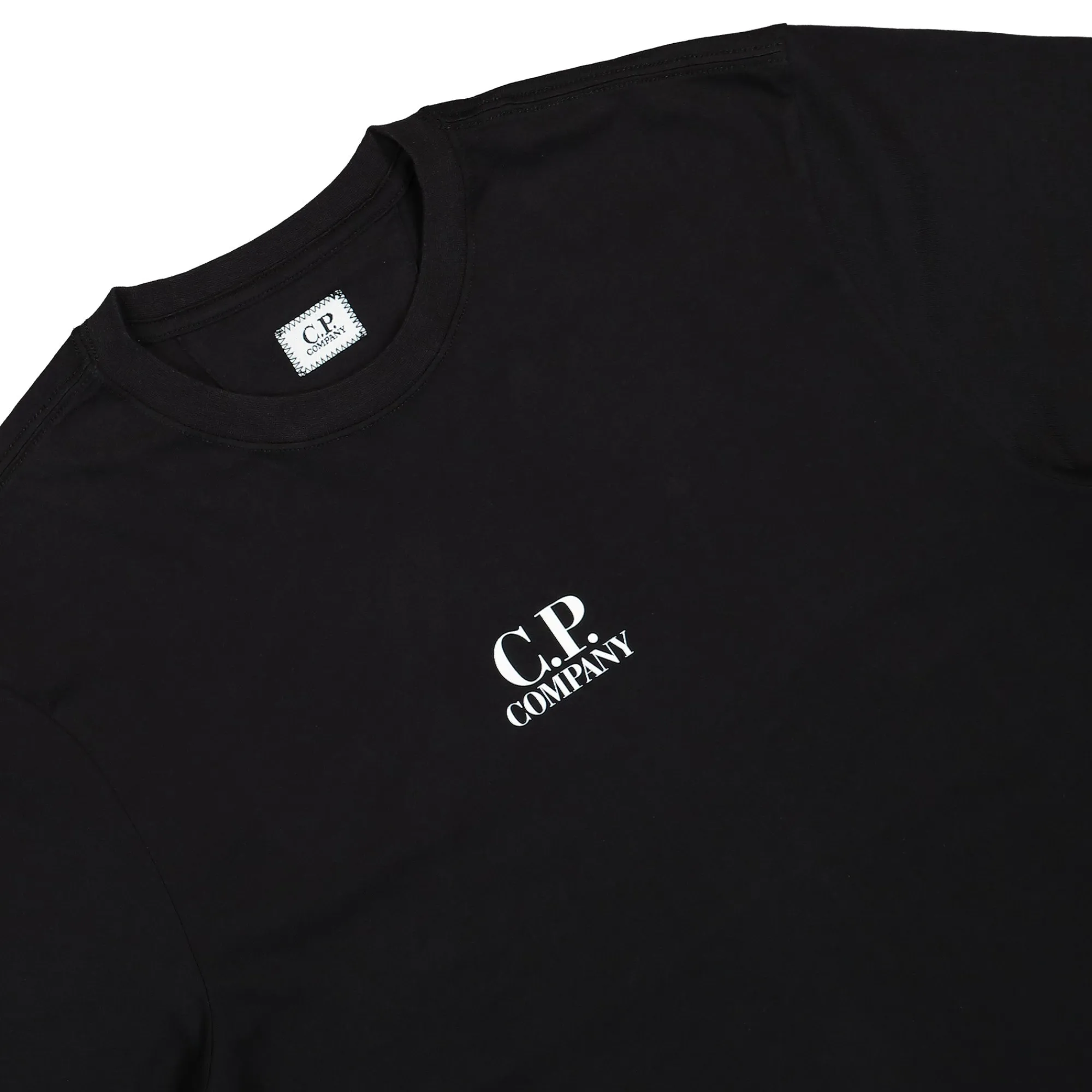 T-Shirts & Long Sleeves^C.P. Company 30/1 Jersey Bold British Sailor T-Shirt Black