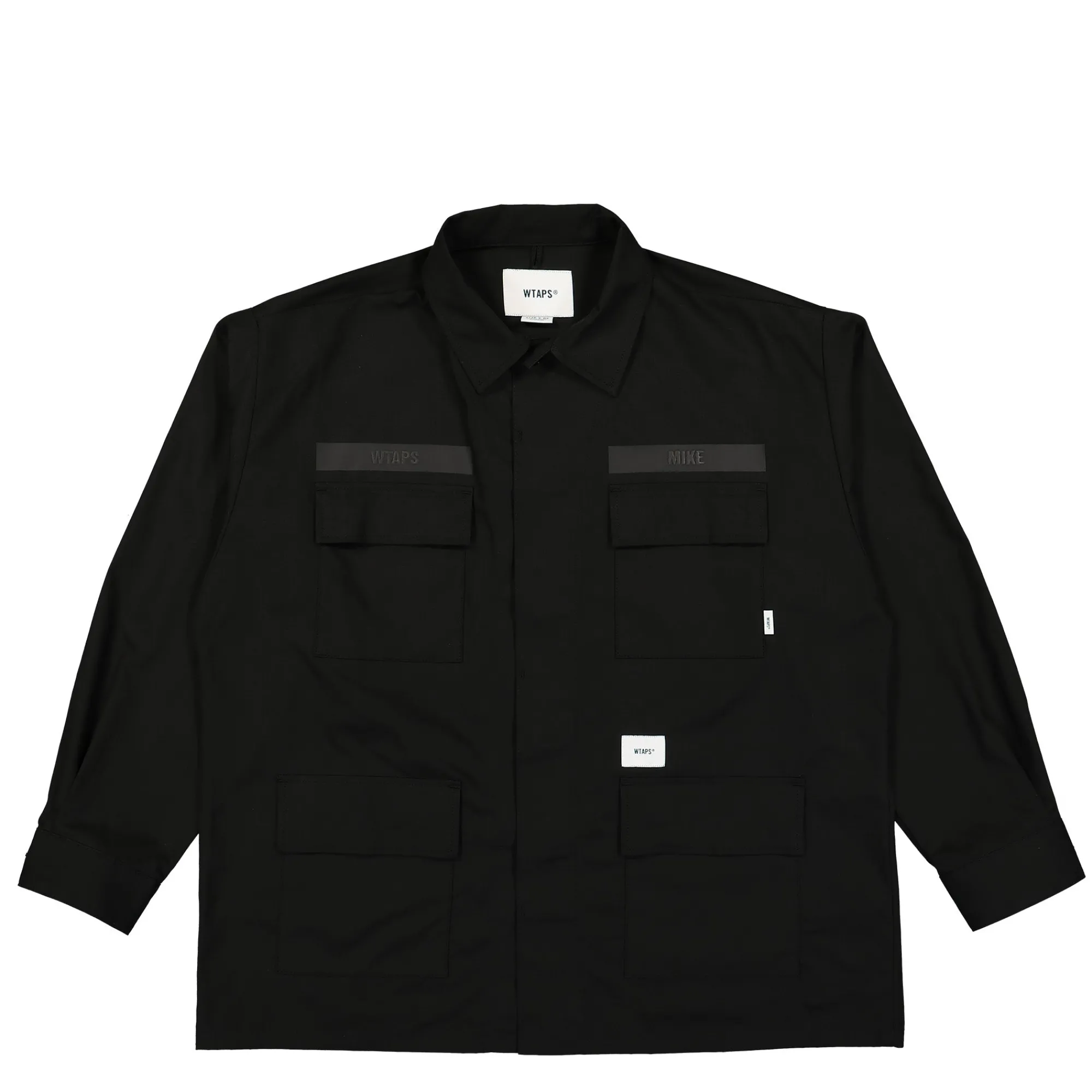 Shirts^WTAPS JMOD 01 / LS / Cotton. Ripstop. Identity Black