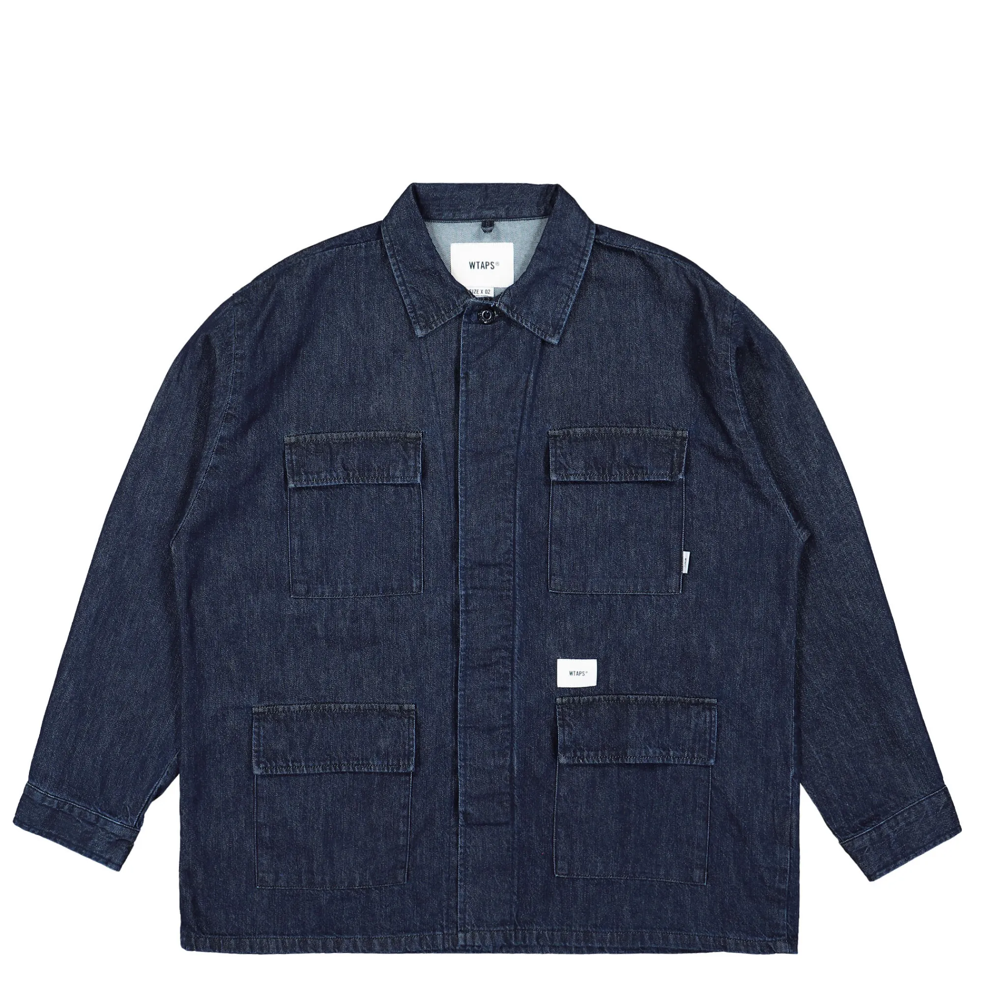 Shirts^WTAPS JMOD Denim PASTHG Longsleeve Indigo