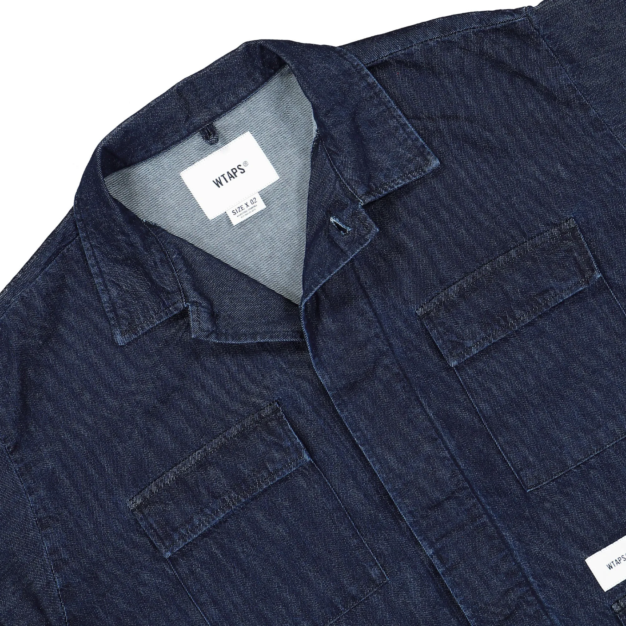 Shirts^WTAPS JMOD Denim PASTHG Longsleeve Indigo