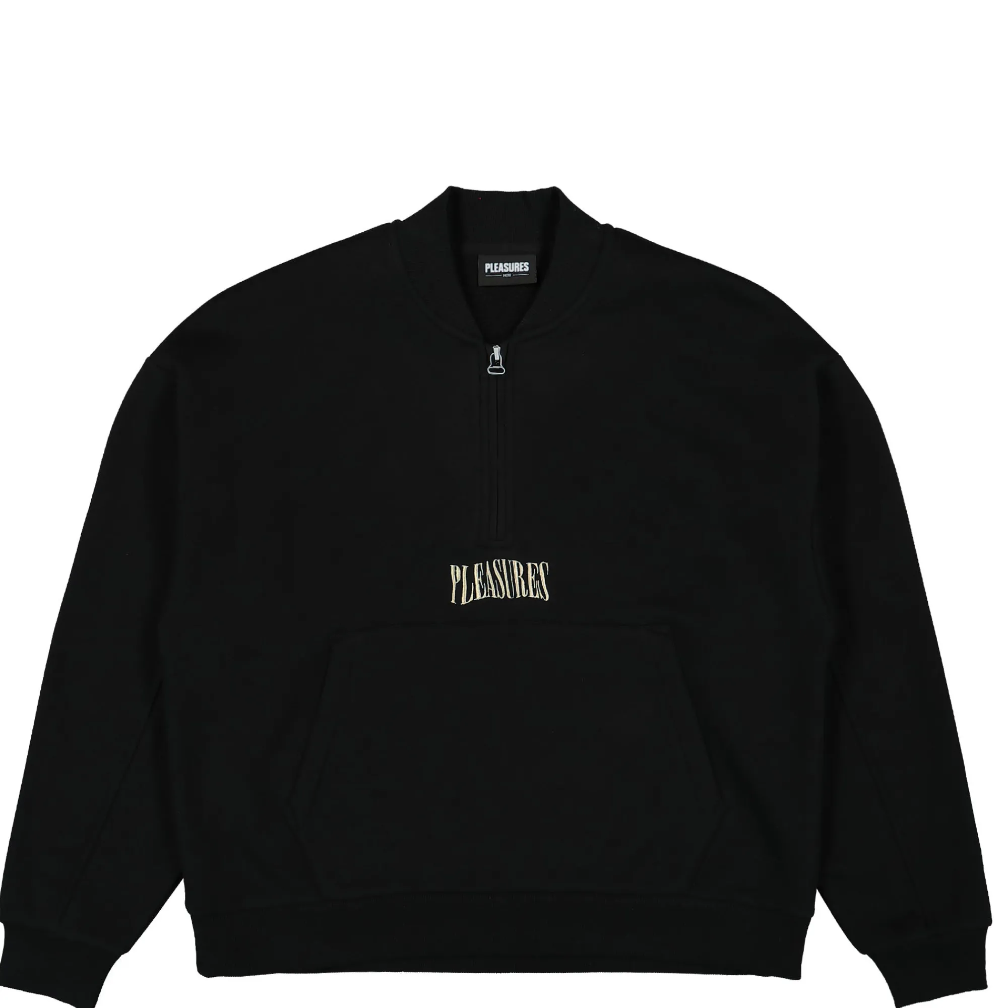 Sweatshirts & Hoodies^Pleasures Karat Quarter Zip Fleece Sweater Black