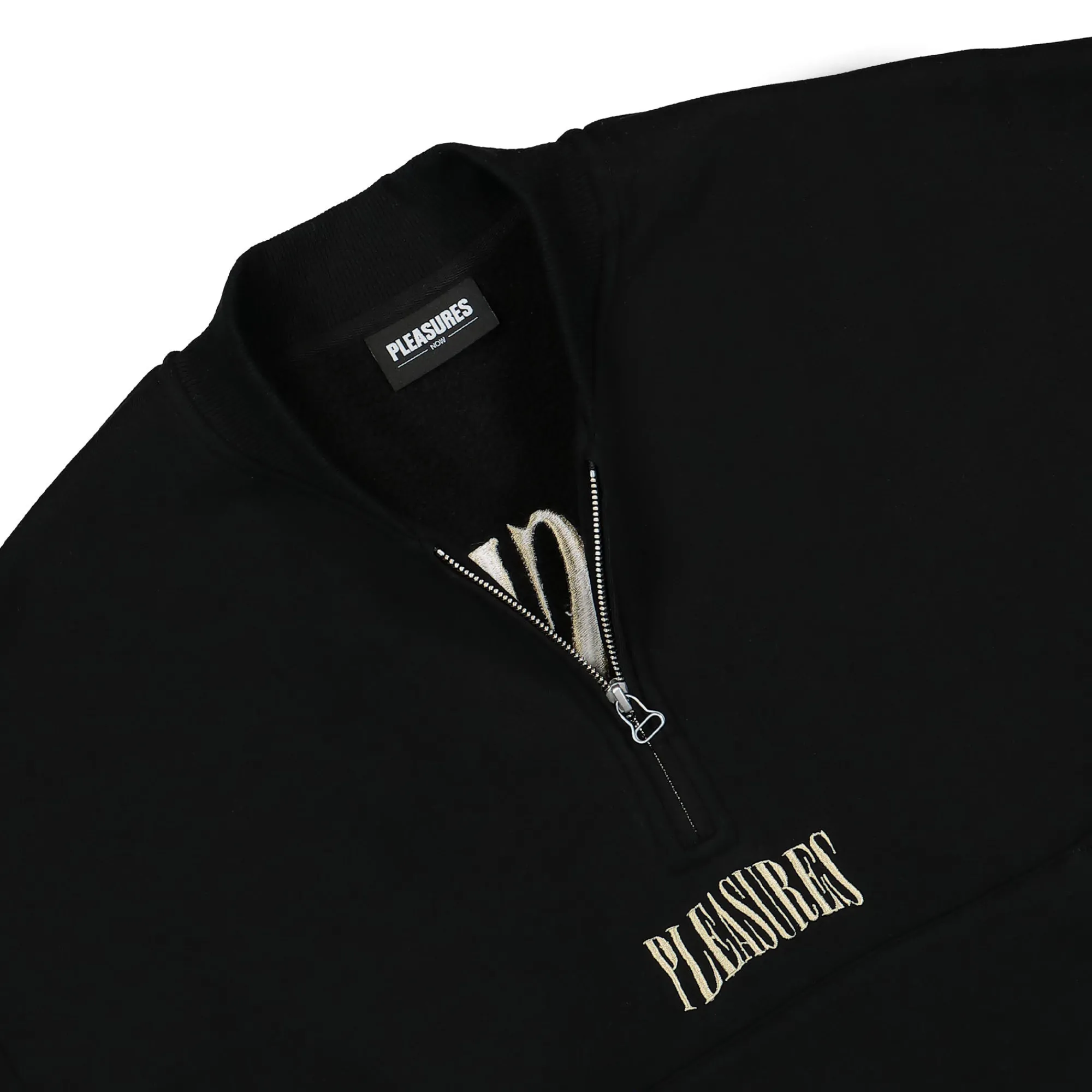 Sweatshirts & Hoodies^Pleasures Karat Quarter Zip Fleece Sweater Black