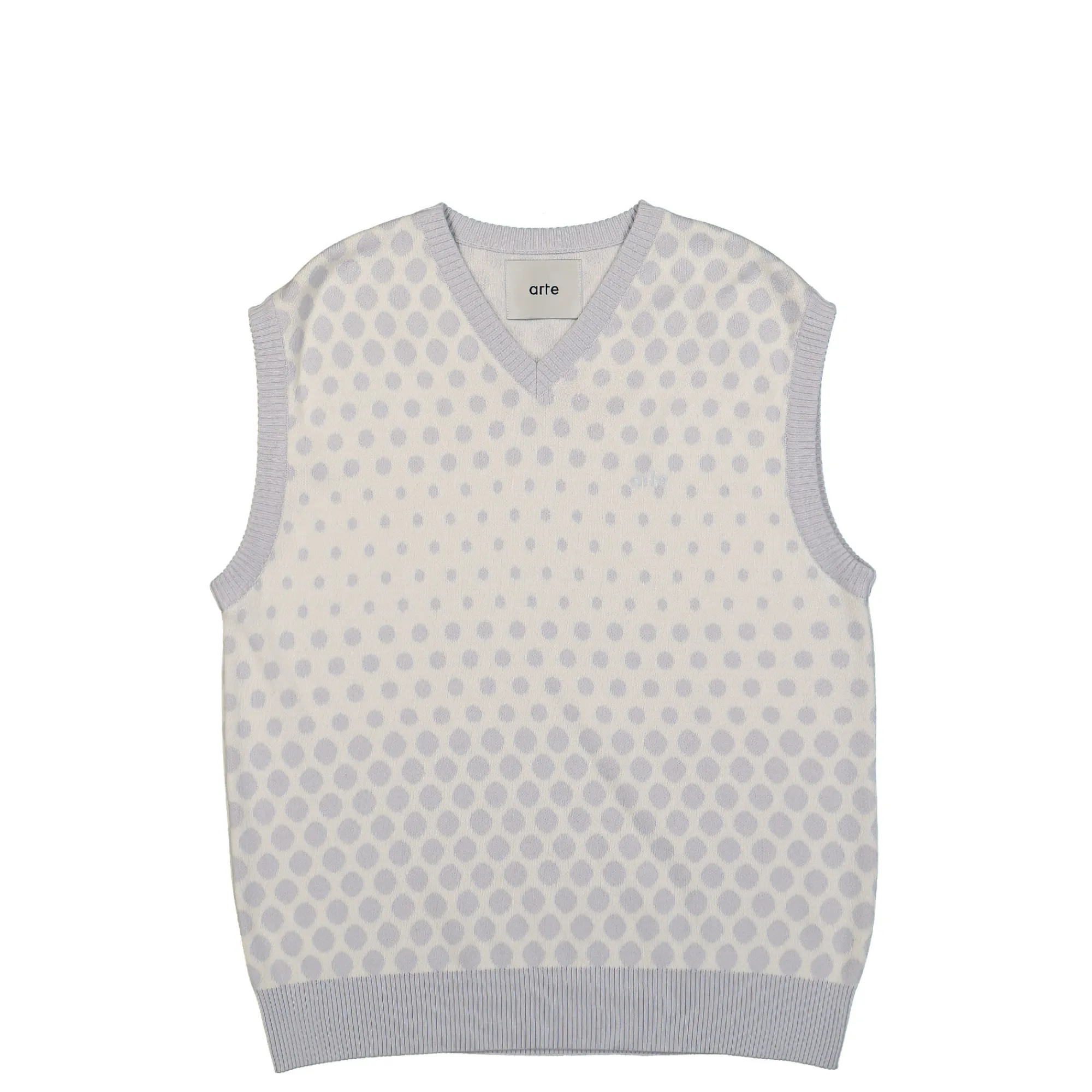 Sweatshirts & Hoodies^Arte Antwerp Karl Dots Knit Cream/LightGrey