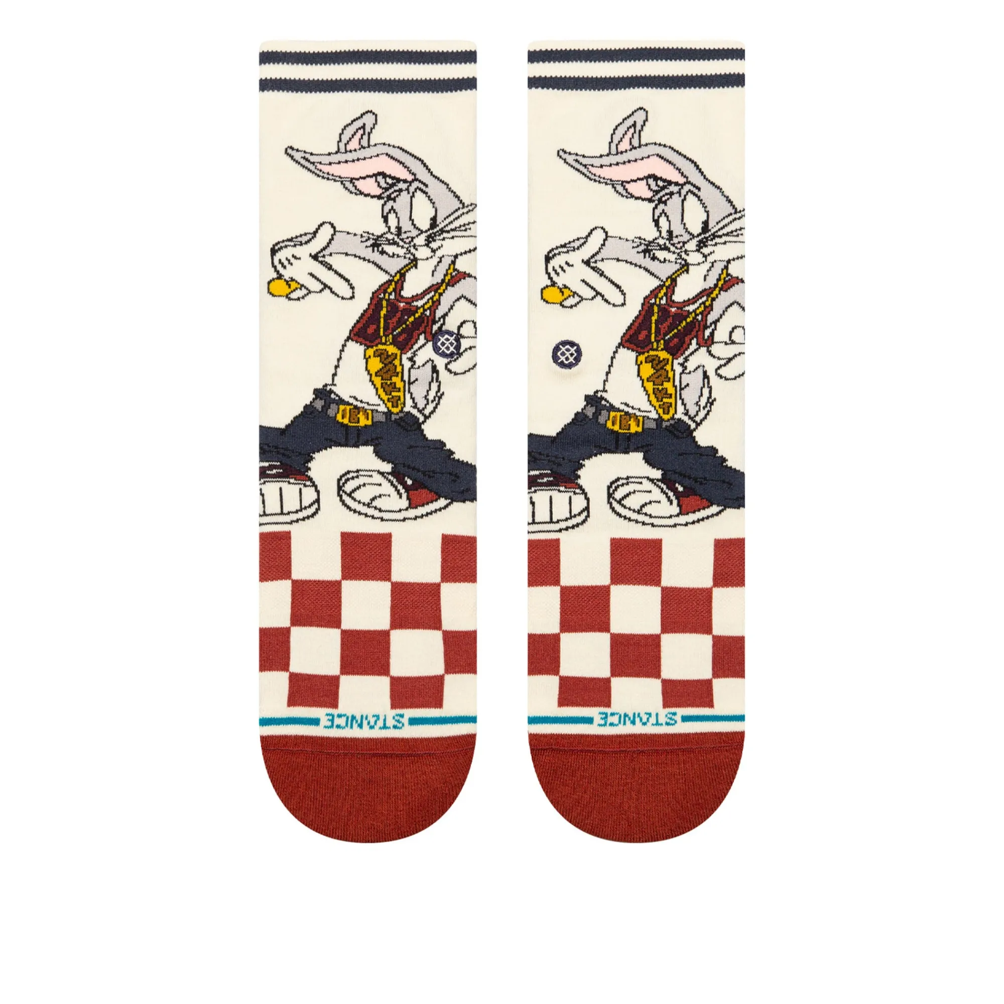 Socks^Stance Kids Bugs Crew Socks VintageWhite