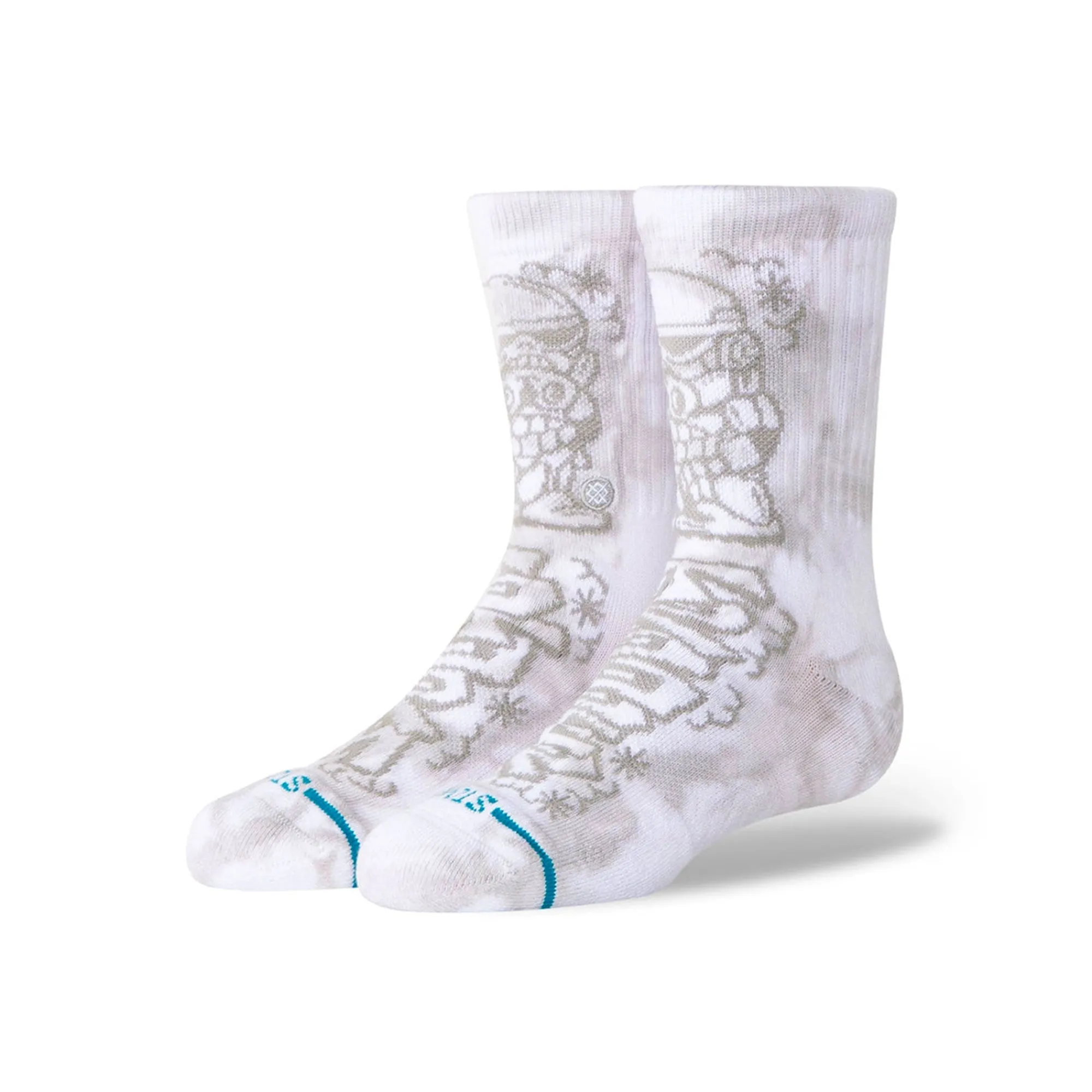 Socks^Stance Kids DJ Trooper Crew Socks White