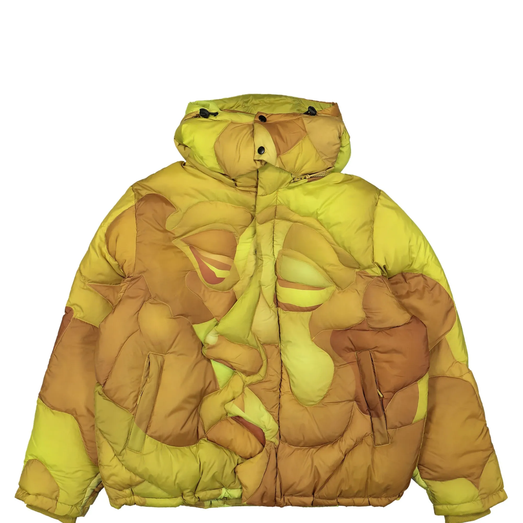 Jackets & Coats^Kidsuper Studios Kissing Puffer Jacket Gold