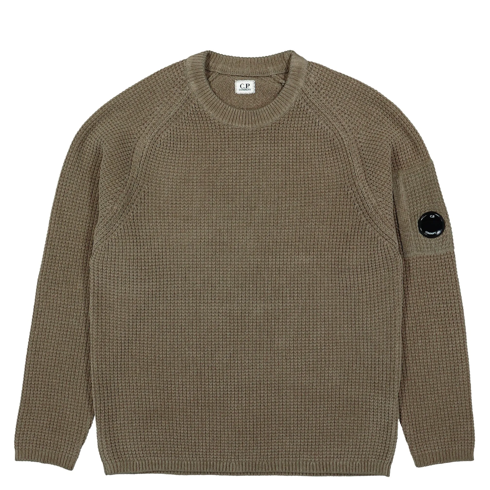 Sweatshirts & Hoodies^C.P. Company Knitwear Crew Neck Walnut