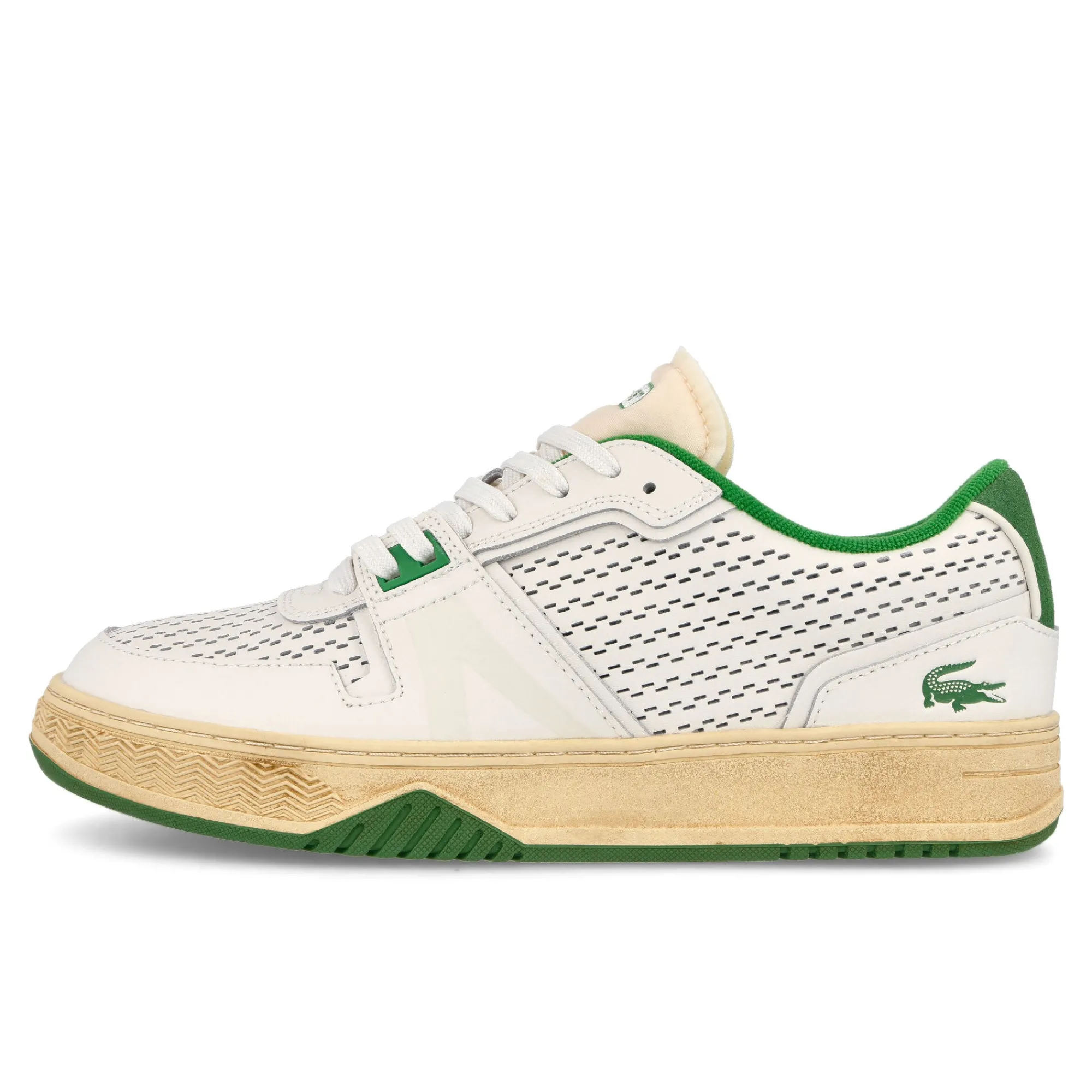 Low Tops | Retro & Running^Lacoste L001 123 3 SMA White-Green