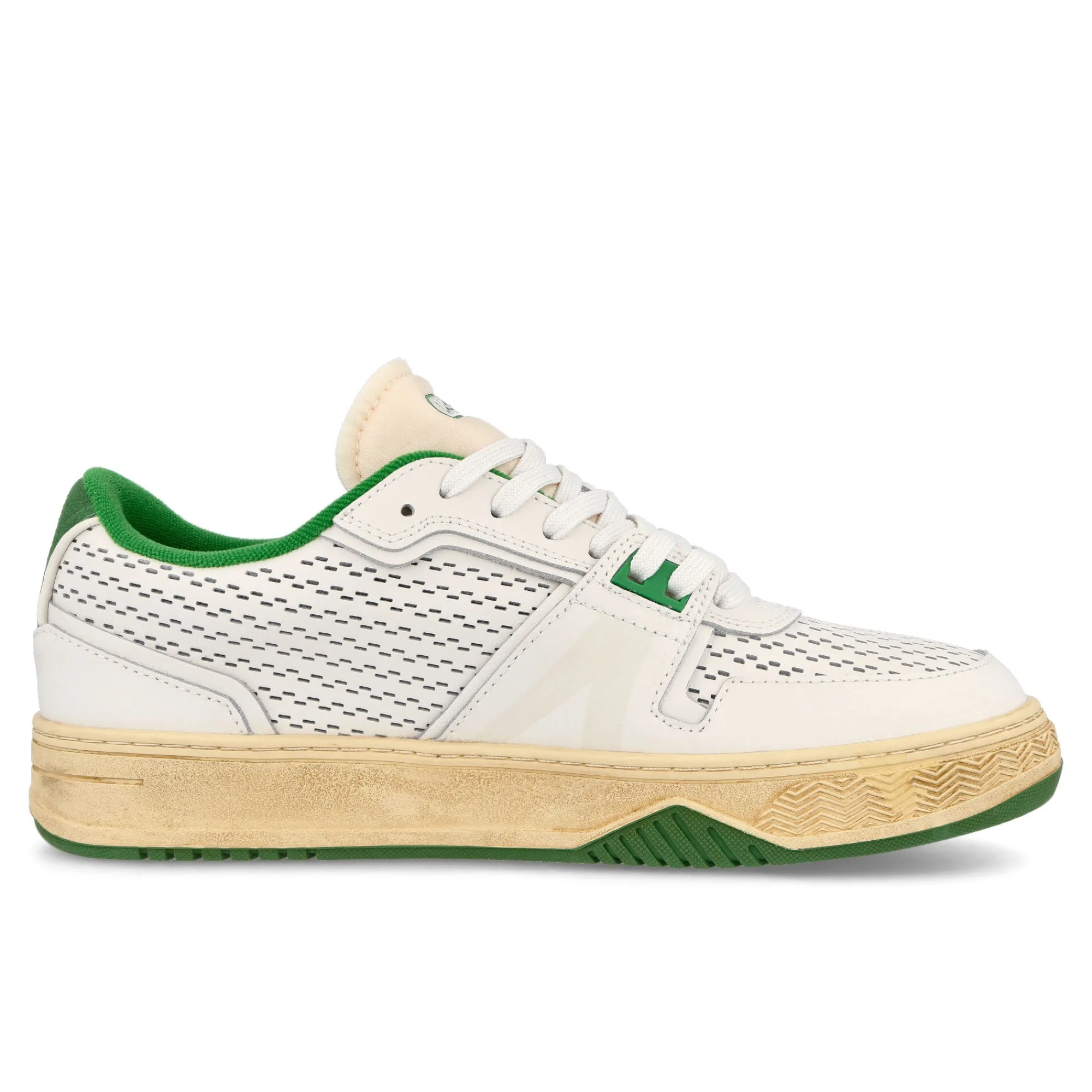 Low Tops | Retro & Running^Lacoste L001 123 3 SMA White-Green