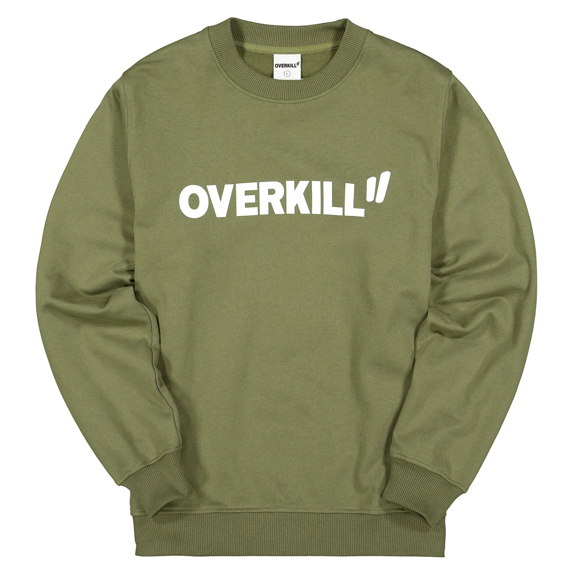 Sweatshirts & Hoodies | Sweatshirts & Hoodies^Overkill Logo Crewneck AloeGreen