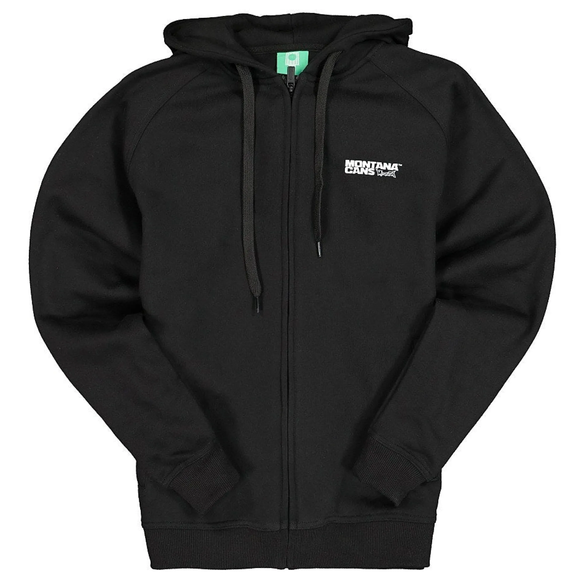 Textile & Gear | Sweatshirts & Hoodies^Montana Logo Zip Hoody Black