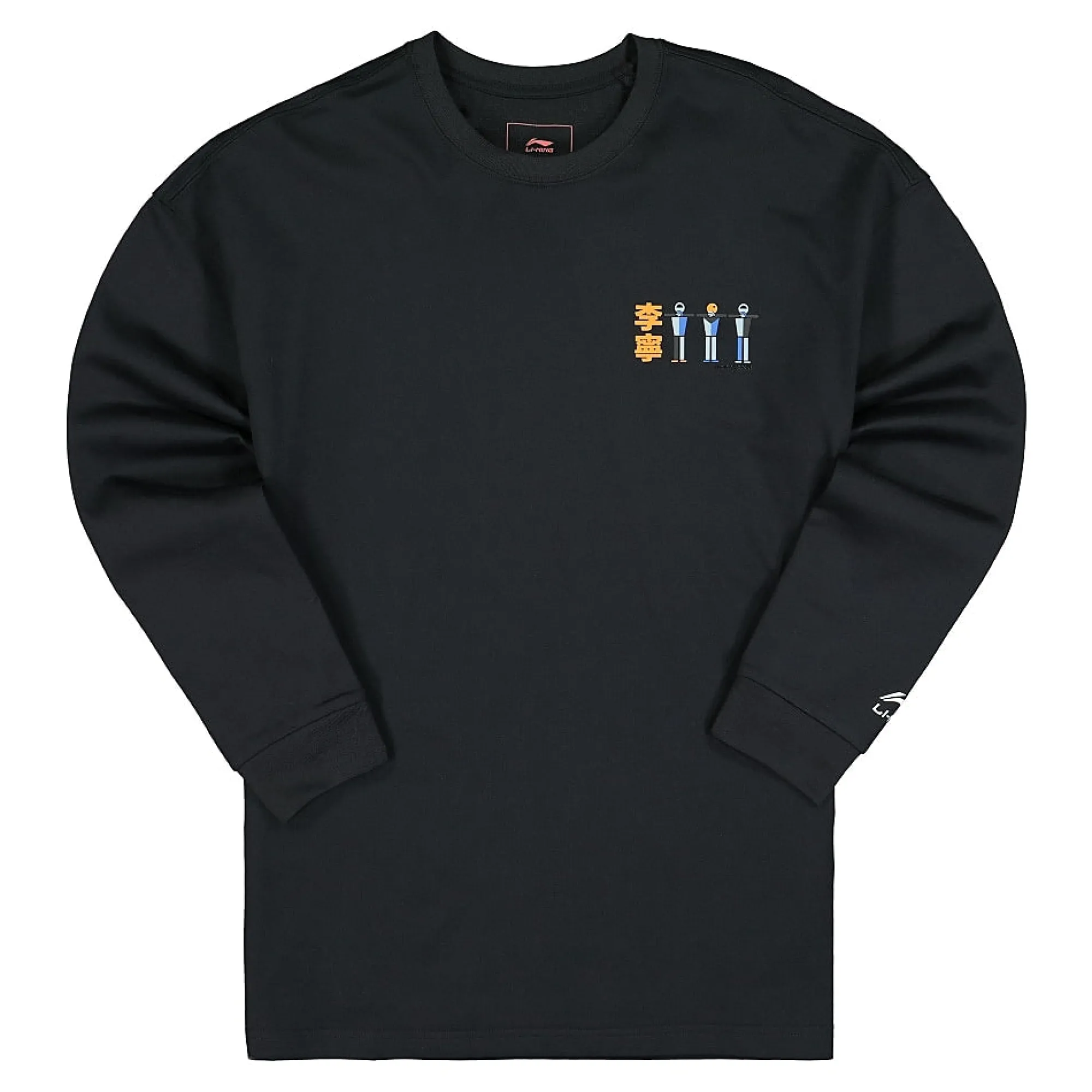 T-Shirts & Long Sleeves^Li-Ning L/S Tee Black