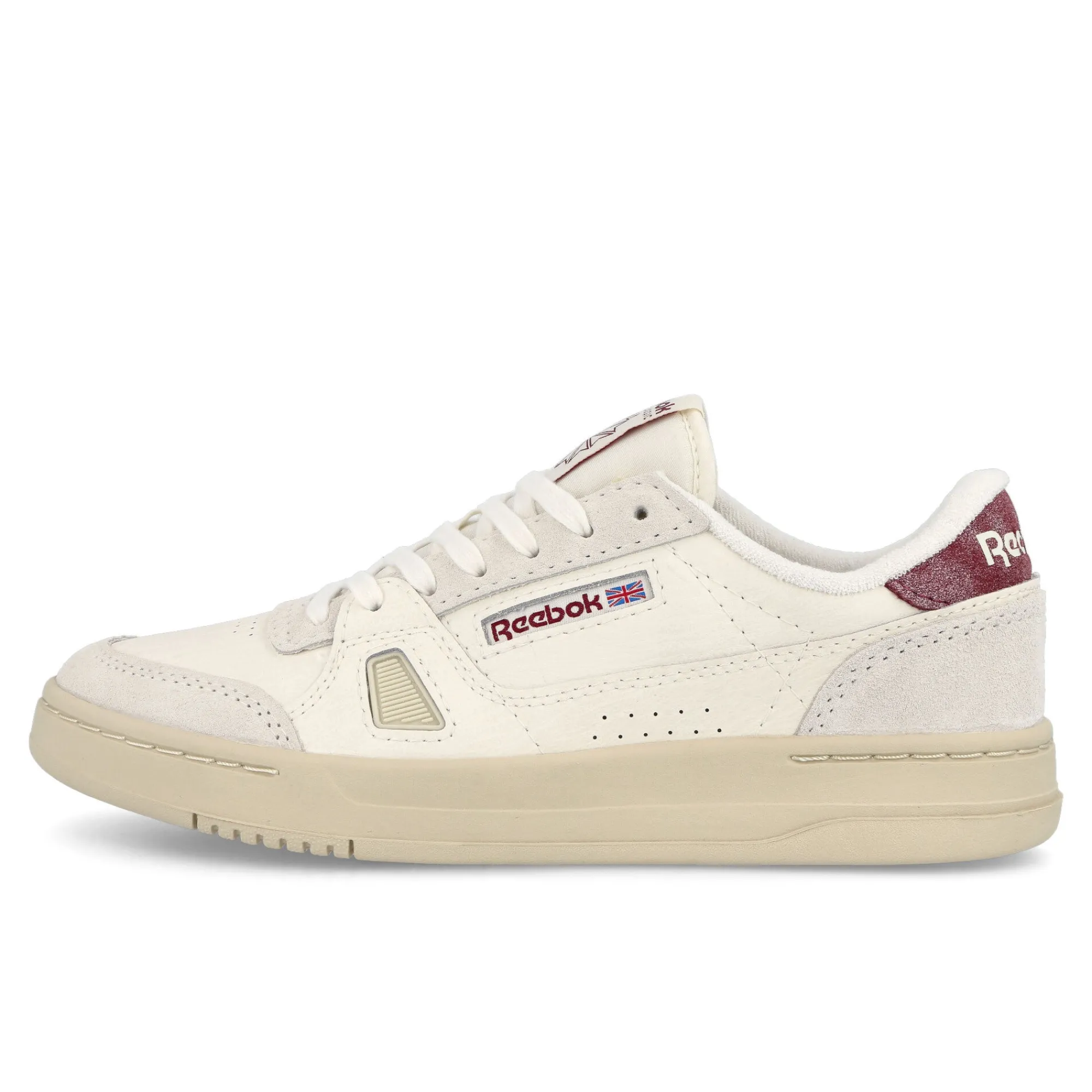 Low Tops | Basketball & Court^Reebok LT Court Chalk/Chalk/ClassicBurgundy