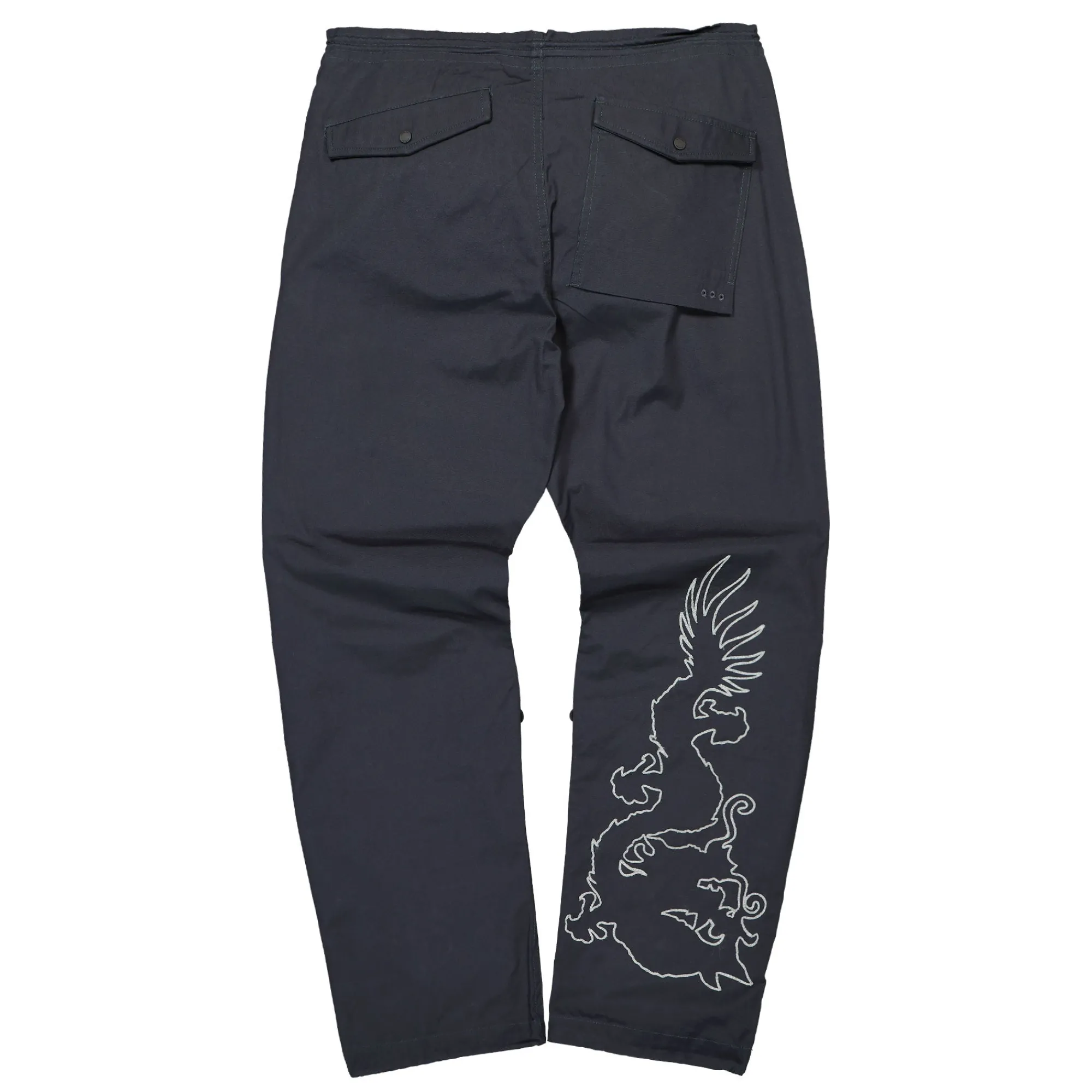 Pants & Shorts^Maharishi 3M Dragon Embroidered Snopants Black