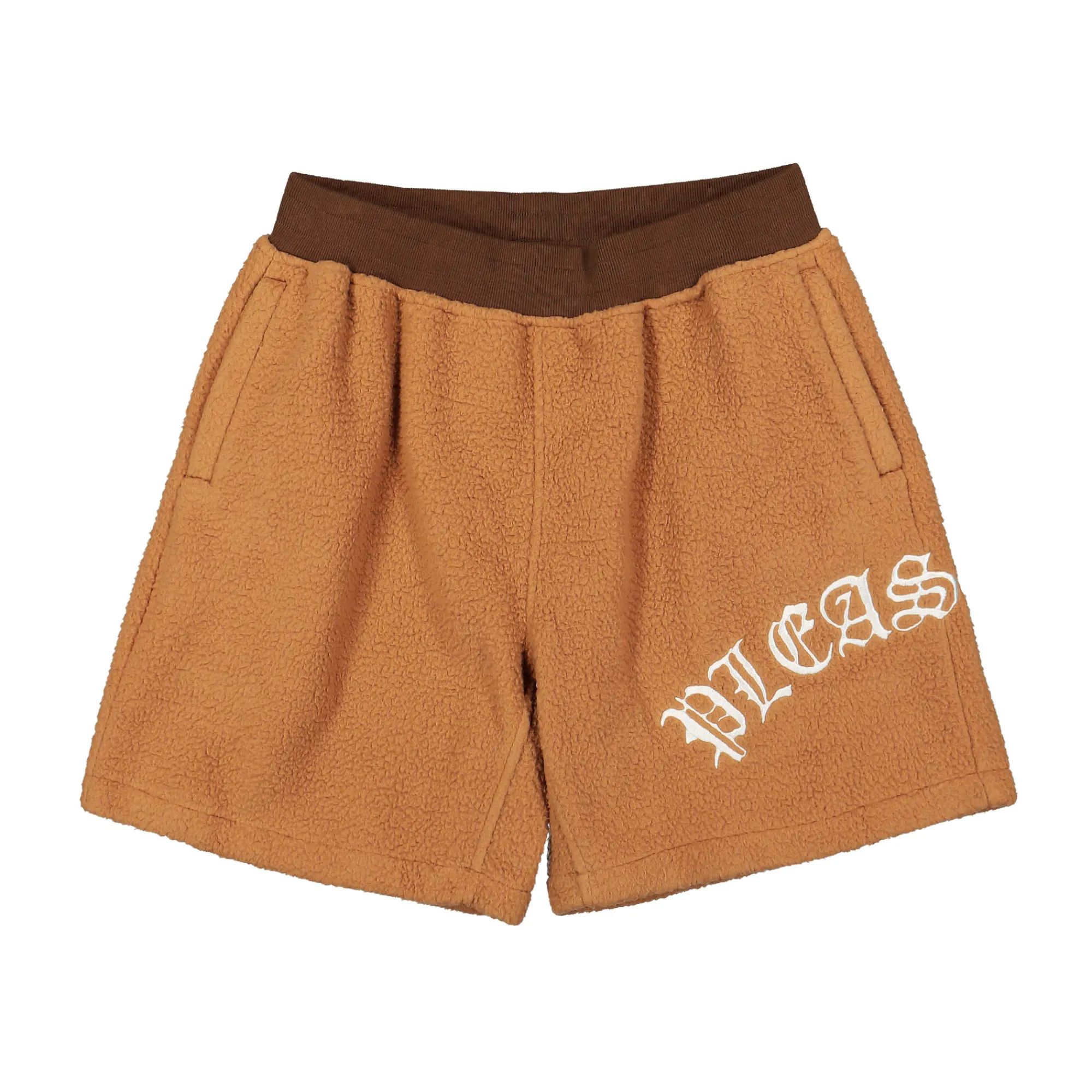 Pants & Shorts^Pleasures Mars Sherpa Shorts Brown