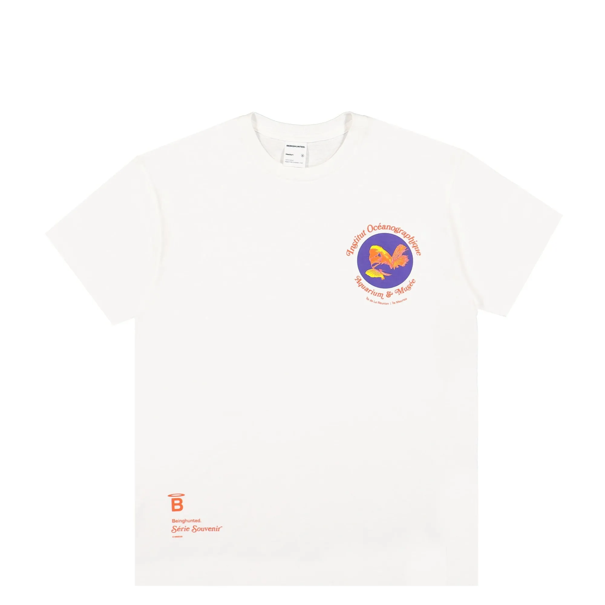 T-Shirts & Long Sleeves^Beinghunted Maurice Aquarium T-Shirt White