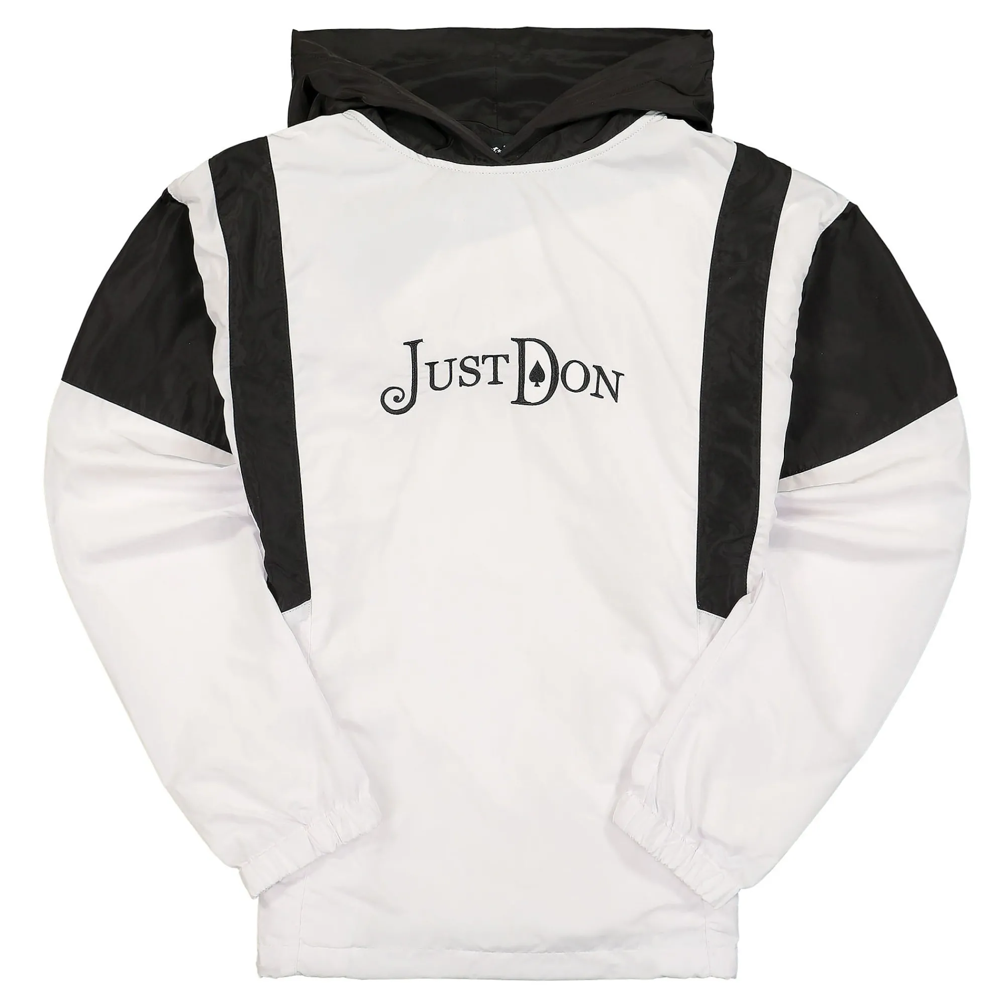 Sweatshirts & Hoodies^Just Don Memory Taffetas Hoodie White/Black