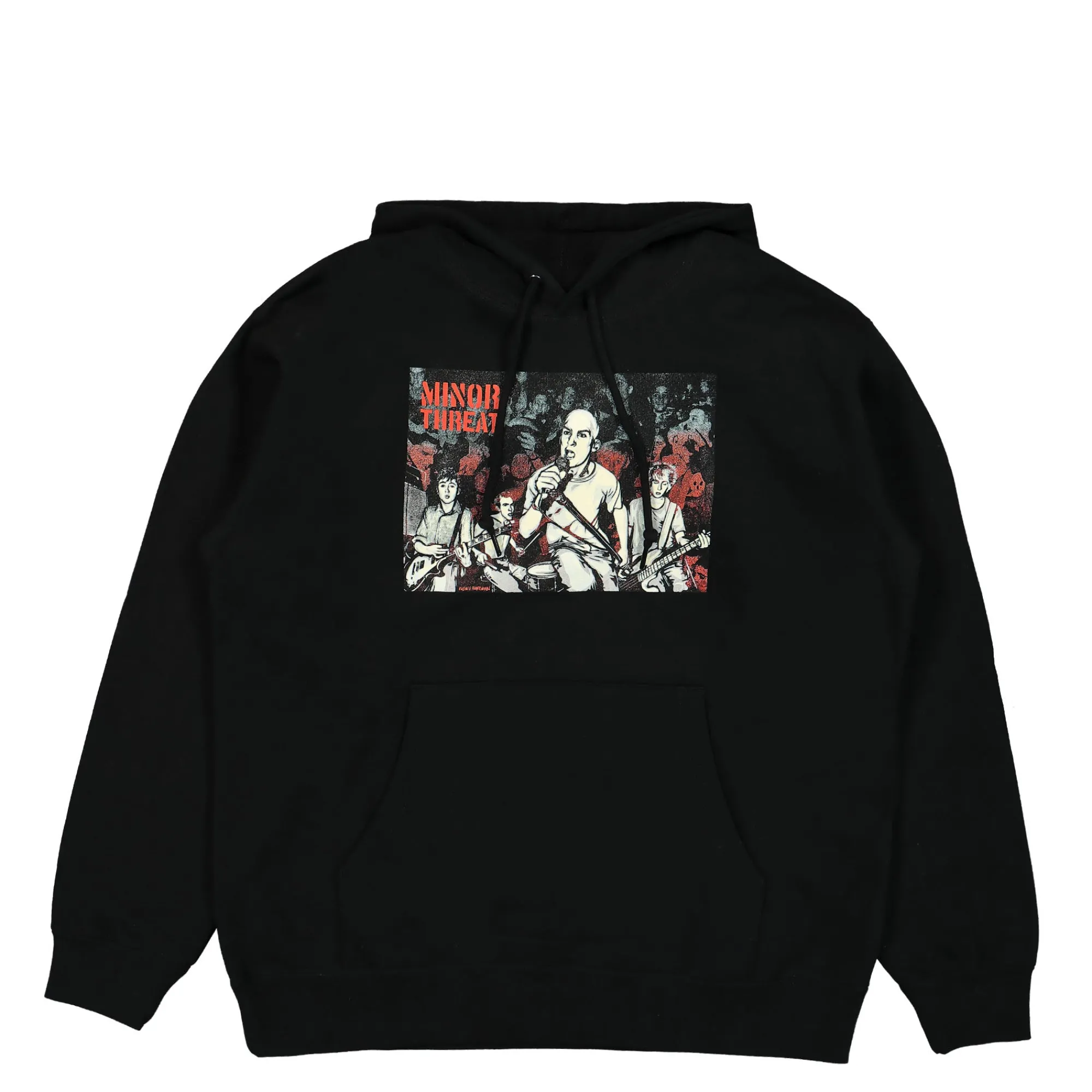 Sweatshirts & Hoodies^Obey Minor Threat x Gef Just A Minor Threat Hood Black