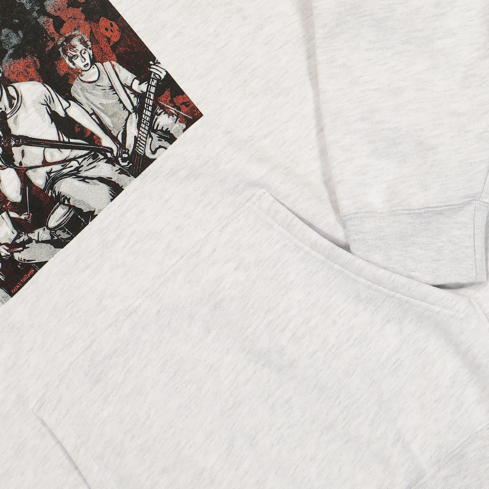 Sweatshirts & Hoodies^Obey Minor Threat x Gef just A Minor Threat Hood HeatherGrey