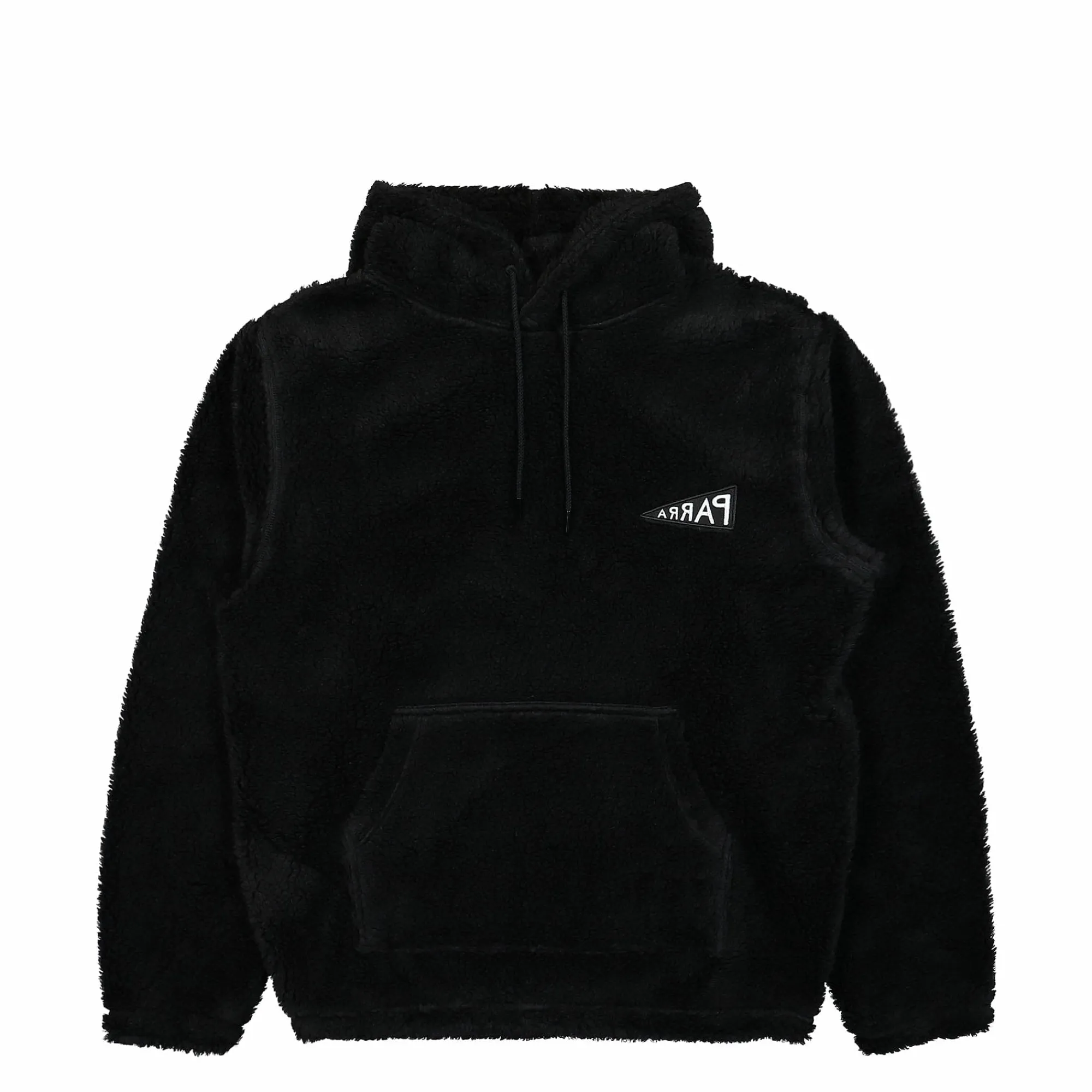 Sweatshirts & Hoodies^Parra Mirrored Flag Logo Polar Fleece Hooded Pullover Black