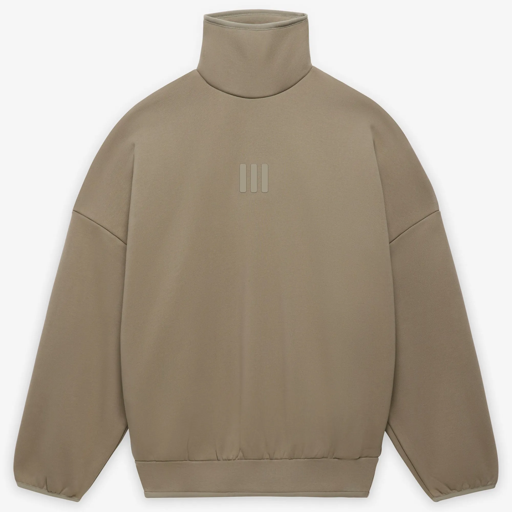 Sweatshirts & Hoodies^adidas Mock Neck Sweatshirt Clay