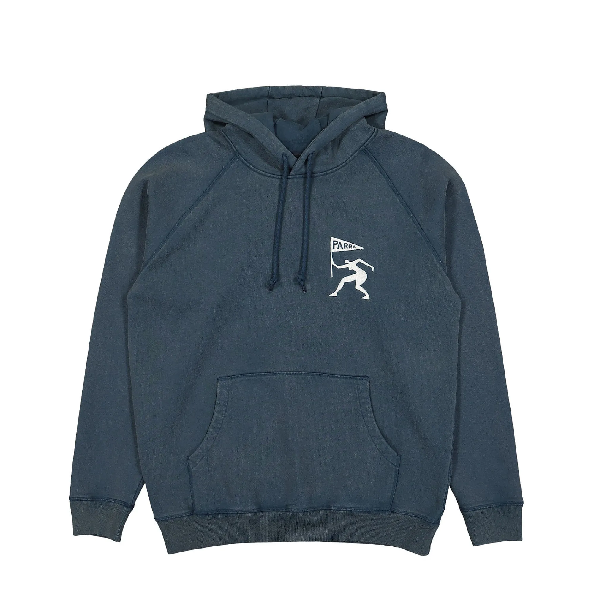 Sweatshirts & Hoodies^Parra Neurotic Mini Flag Hooded Sweatshirt WashedBlue