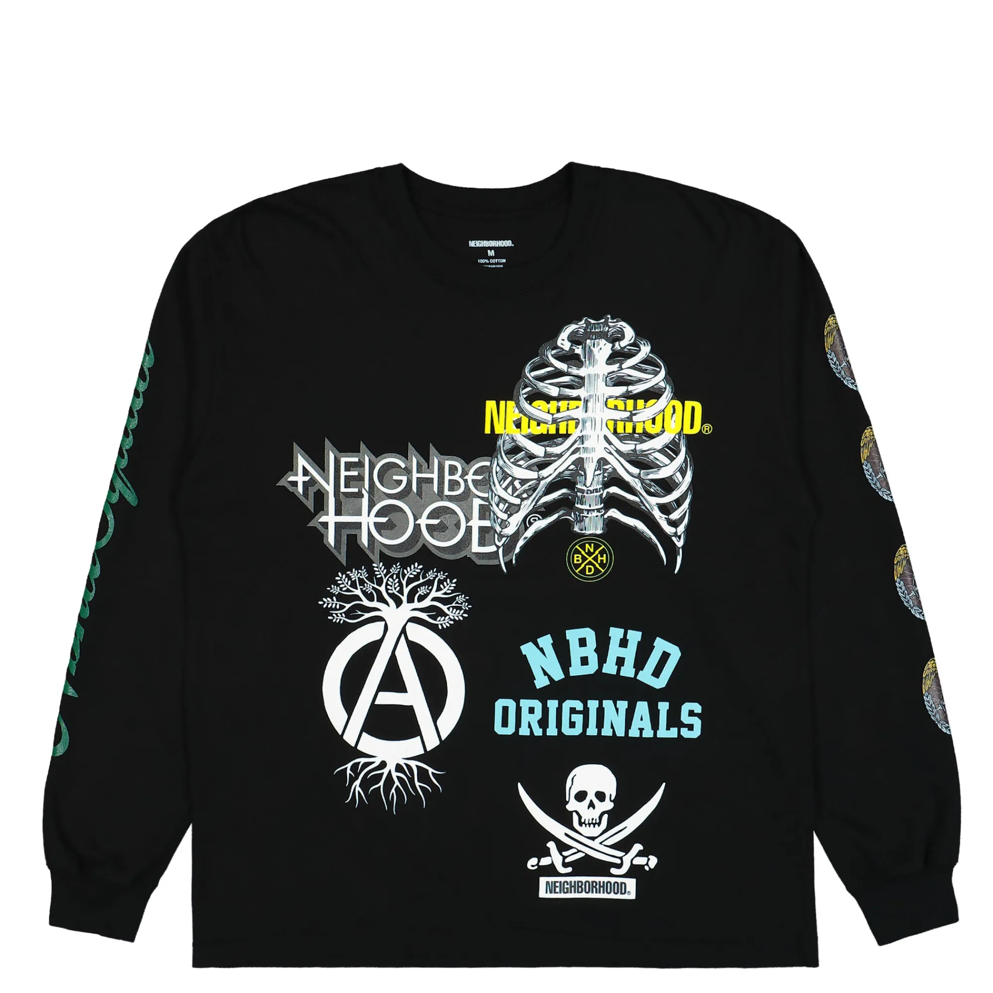 Sweatshirts & Hoodies | T-Shirts & Long Sleeves^Neighborhood NH. Tee LS-17 Black