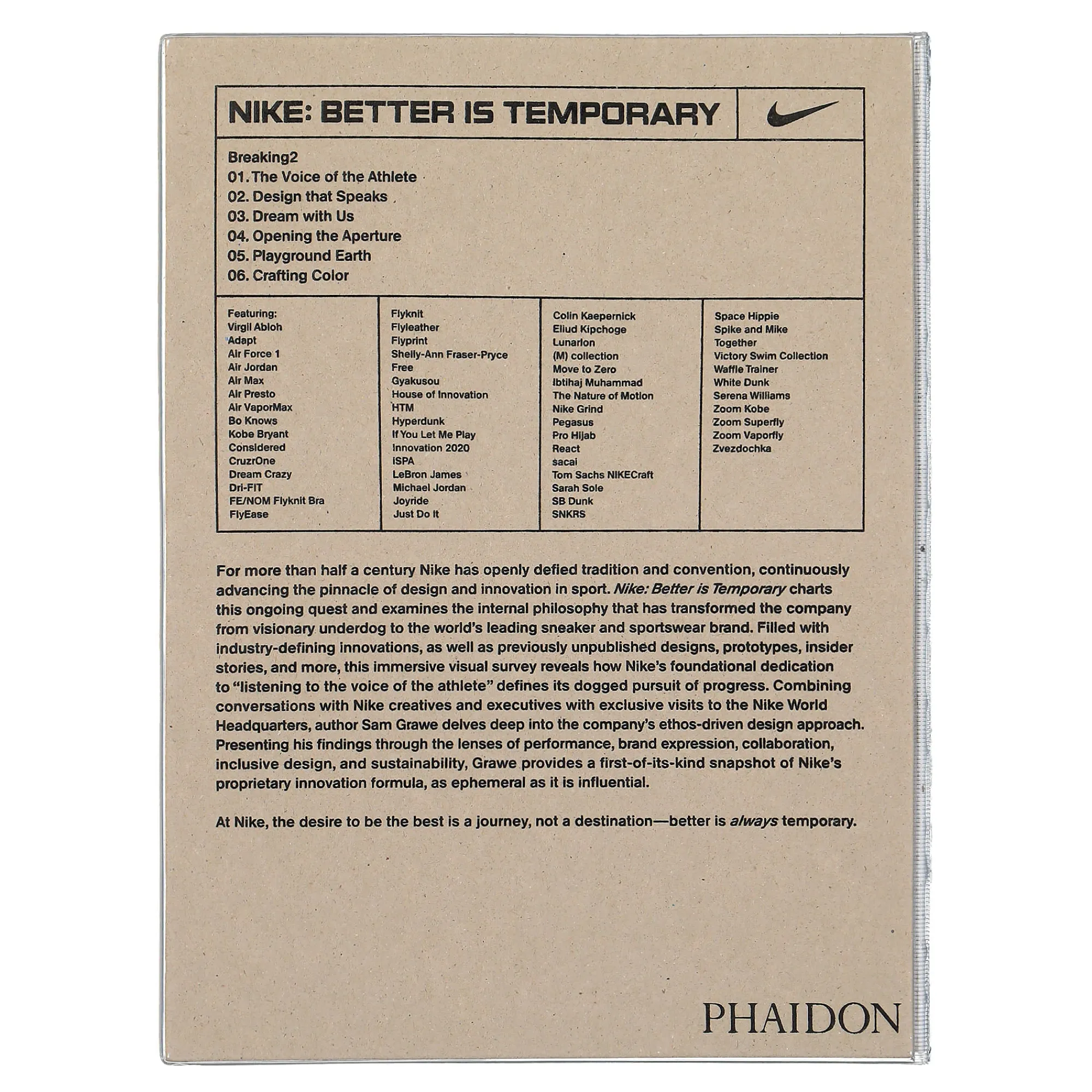 Print & Magazines | Print & Magazines^Phaidon NIKE: Better is Temporary