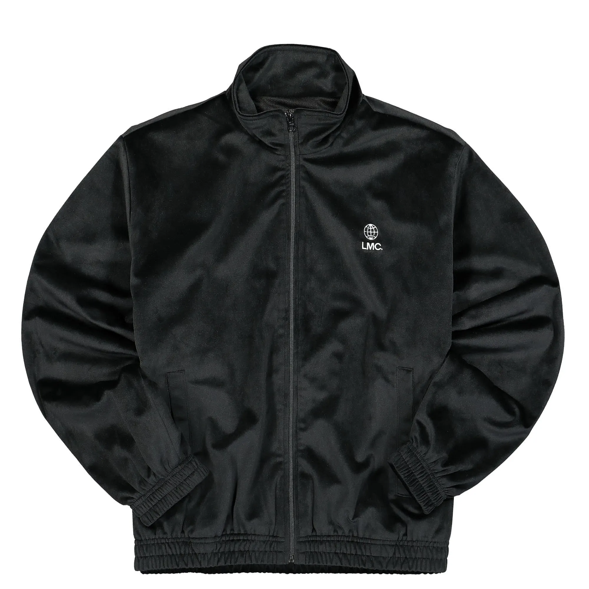 Jackets & Coats^LMC OG Globe Velour Track Top Black