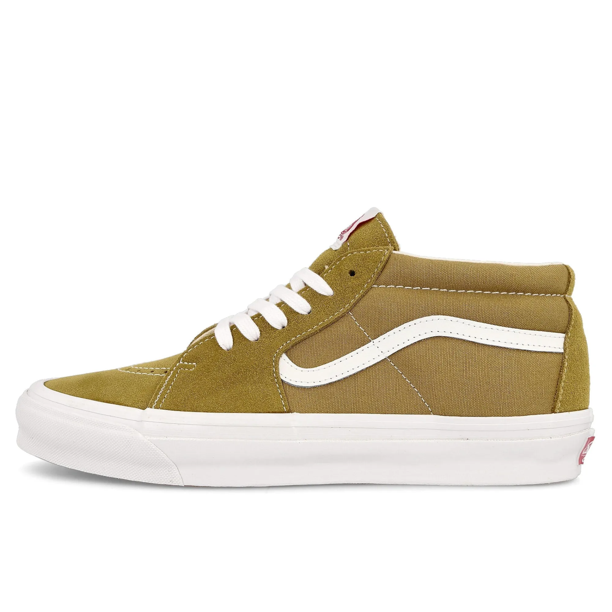 High Tops | Skateboarding^Vans OG Sk8-Mid LX Suede-CanvasTobacco-White