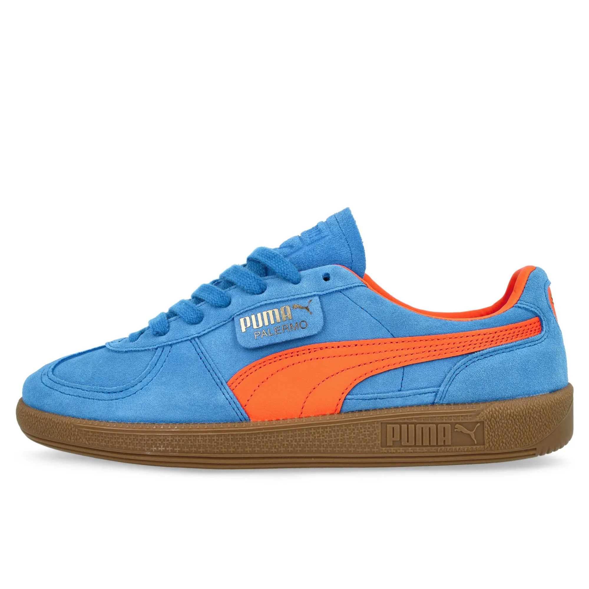 Low Tops | Retro & Running^Puma Palermo HyperlinkBlue-FlameFlicker-Gum