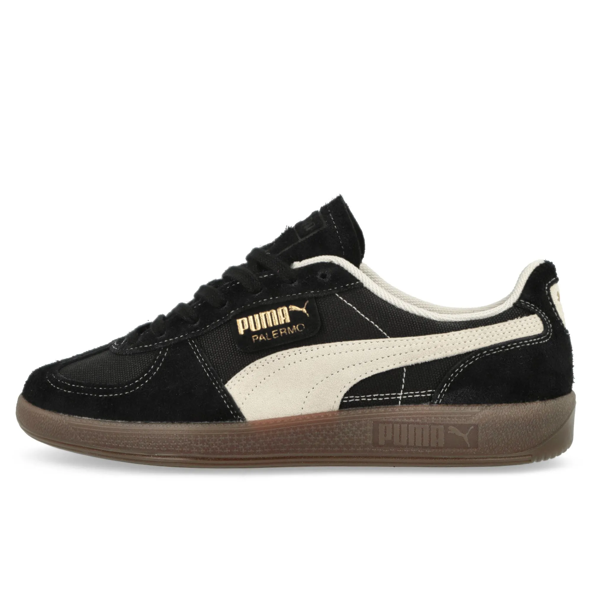 Low Tops | Retro & Running^Puma Palermo Vintage PumaBlack-FrostedIvory-Gum