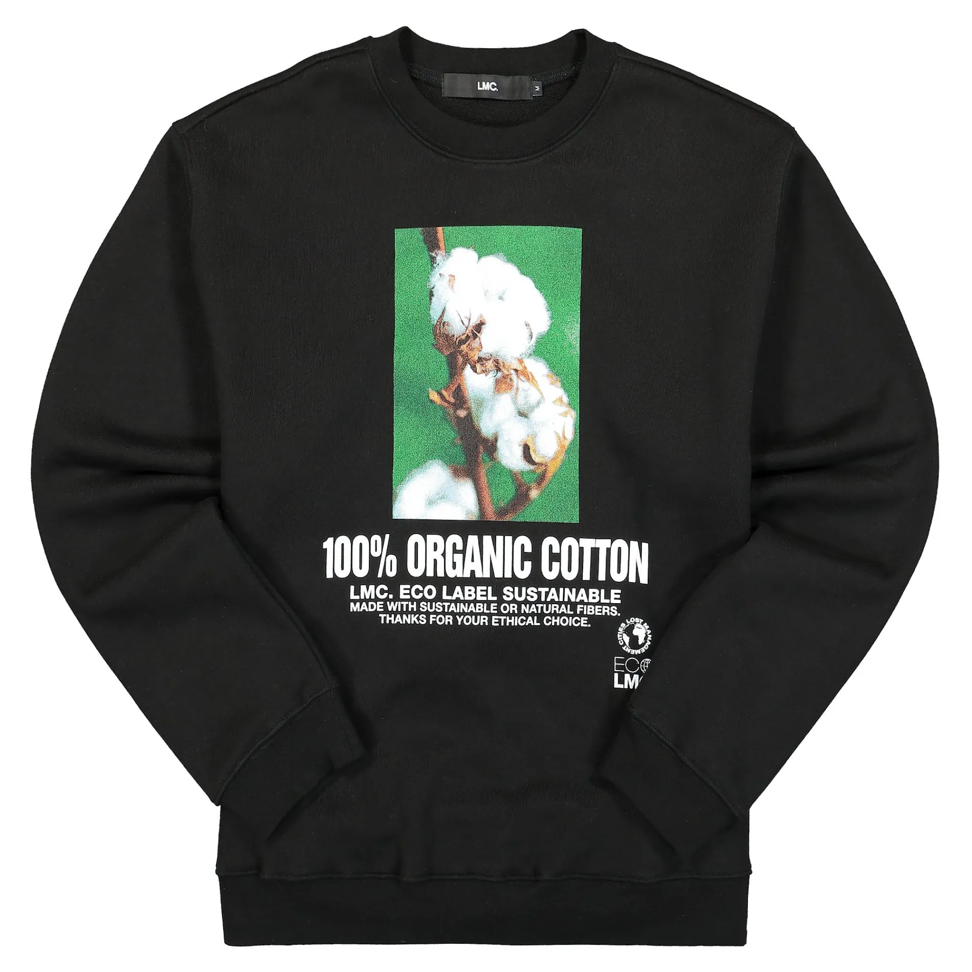 Sweatshirts & Hoodies^LMC 100PCT Organic Sweatshirt Black