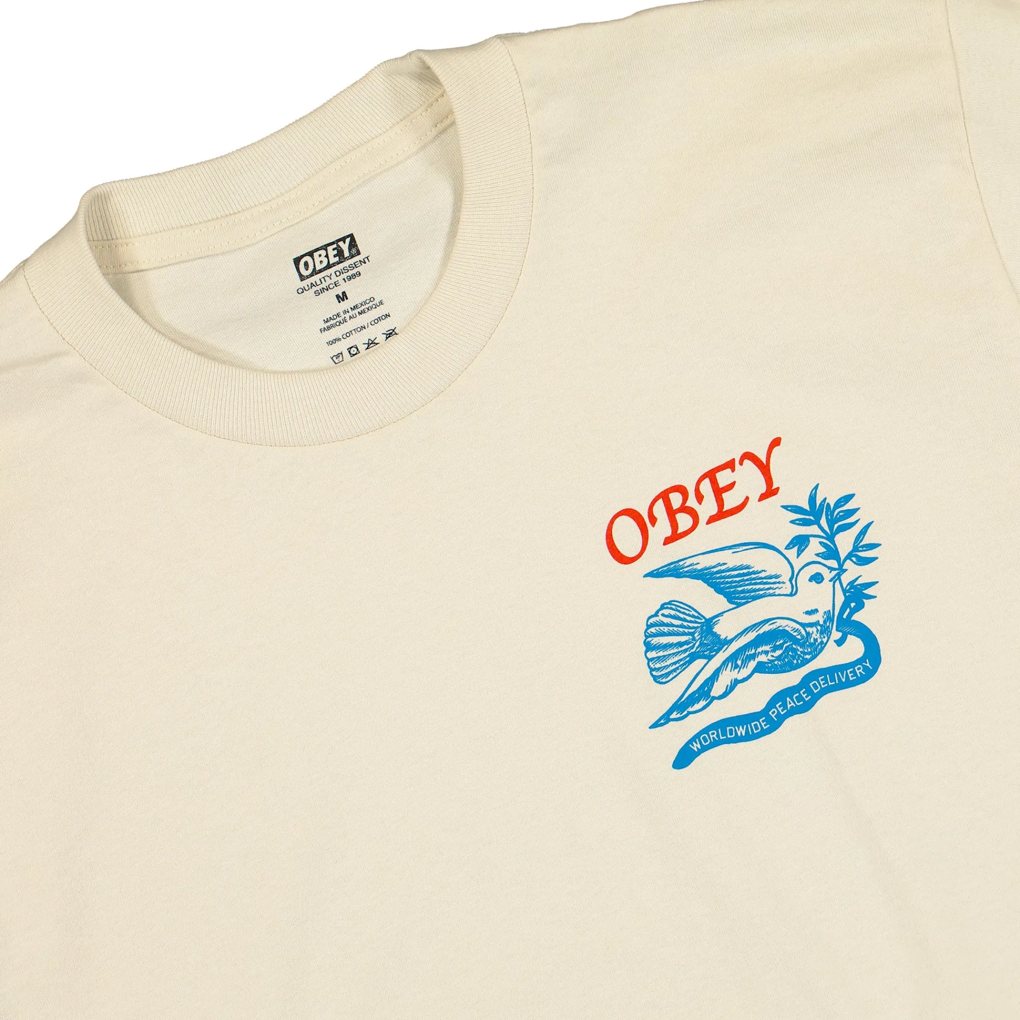 T-Shirts & Long Sleeves^Obey Peace Delivery Dove T-Shirt Cream