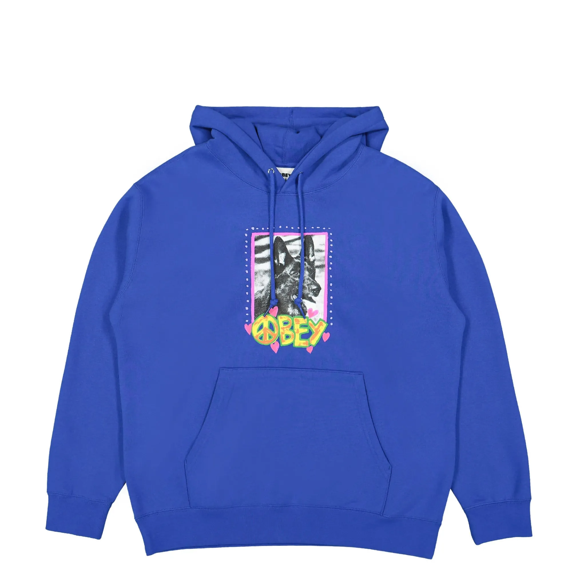 Sweatshirts & Hoodies^Obey Peace Dog Hoodie SurfBlue