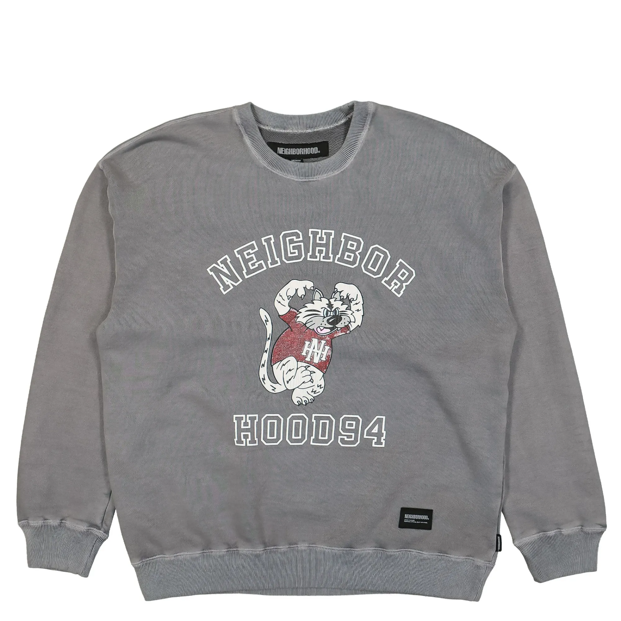 Sweatshirts & Hoodies^Neighborhood Pigment Dyed Sweat Shirt LS Gray