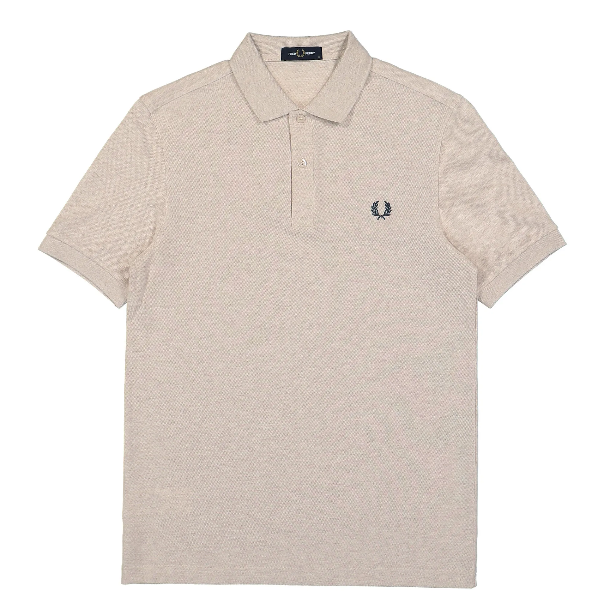 T-Shirts & Long Sleeves^Fred Perry Plain Shirt PorridgeMarl/AnchorGrey