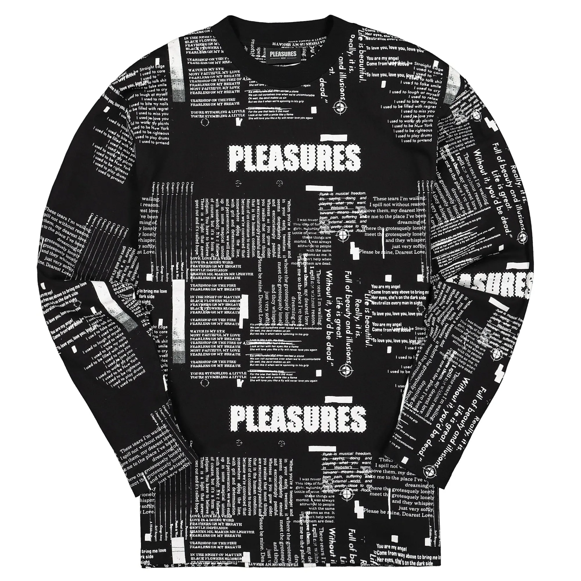 T-Shirts & Long Sleeves^Pleasures Poems Long Sleeve Black