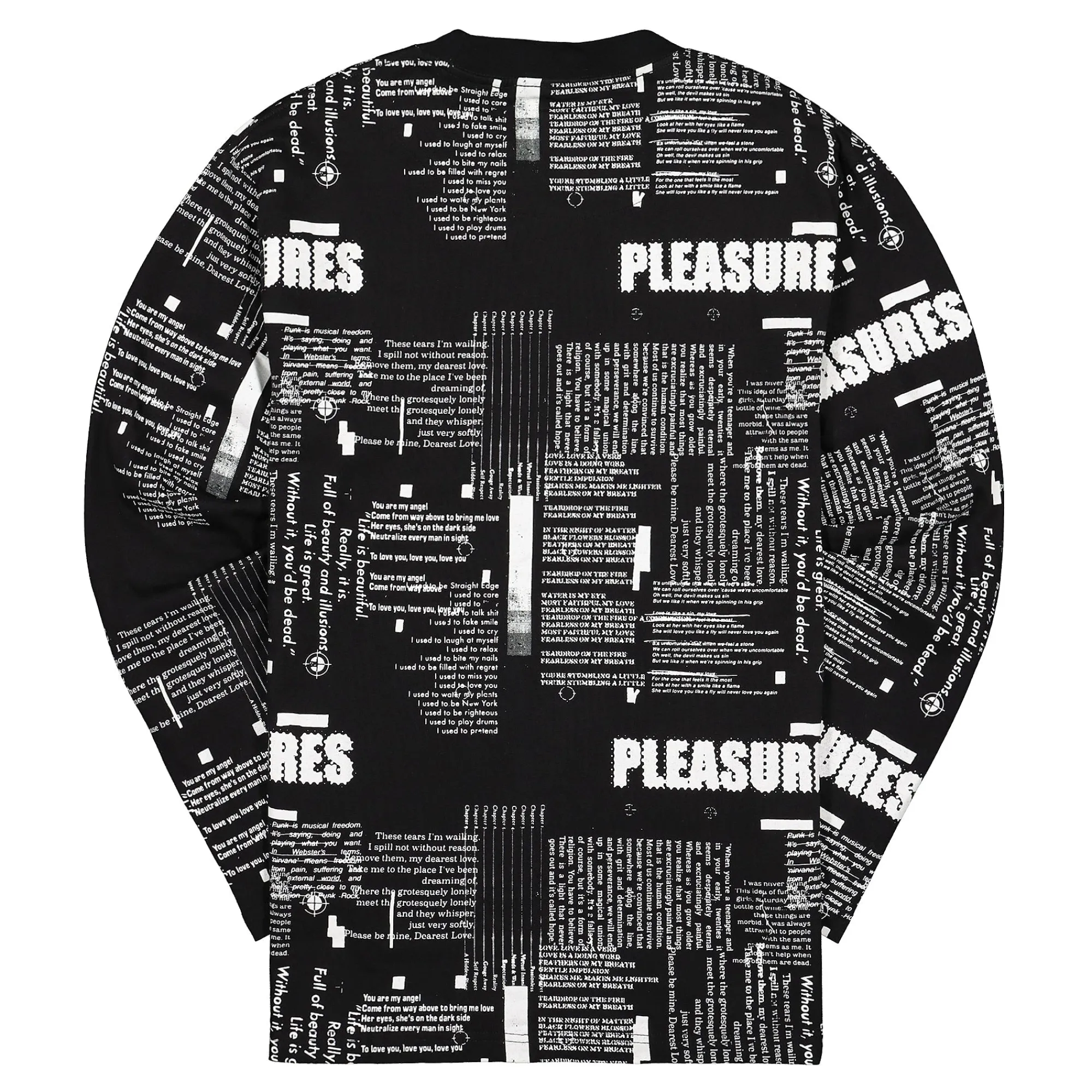 T-Shirts & Long Sleeves^Pleasures Poems Long Sleeve Black